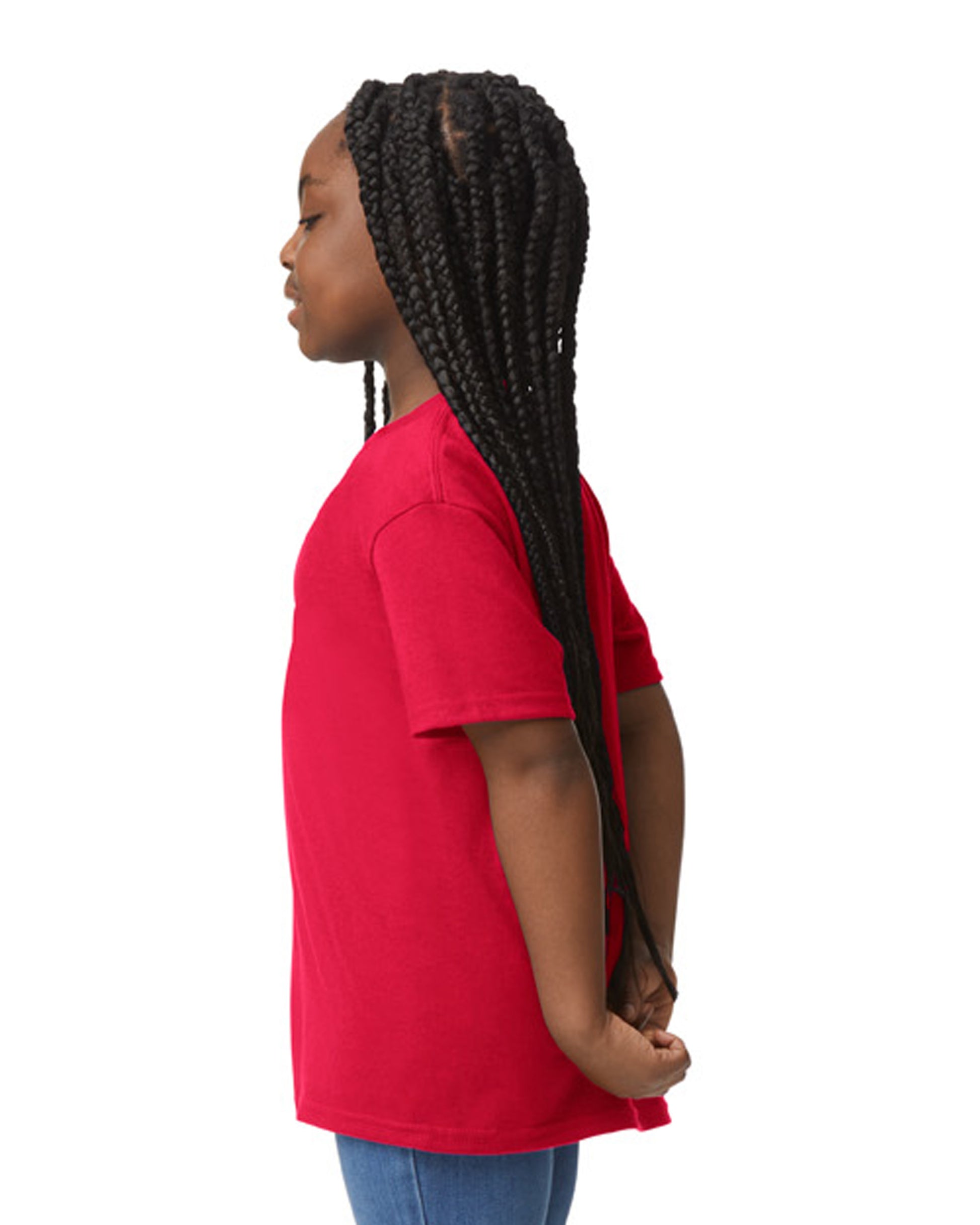 Youth 50/50 T-Shirt - Red
