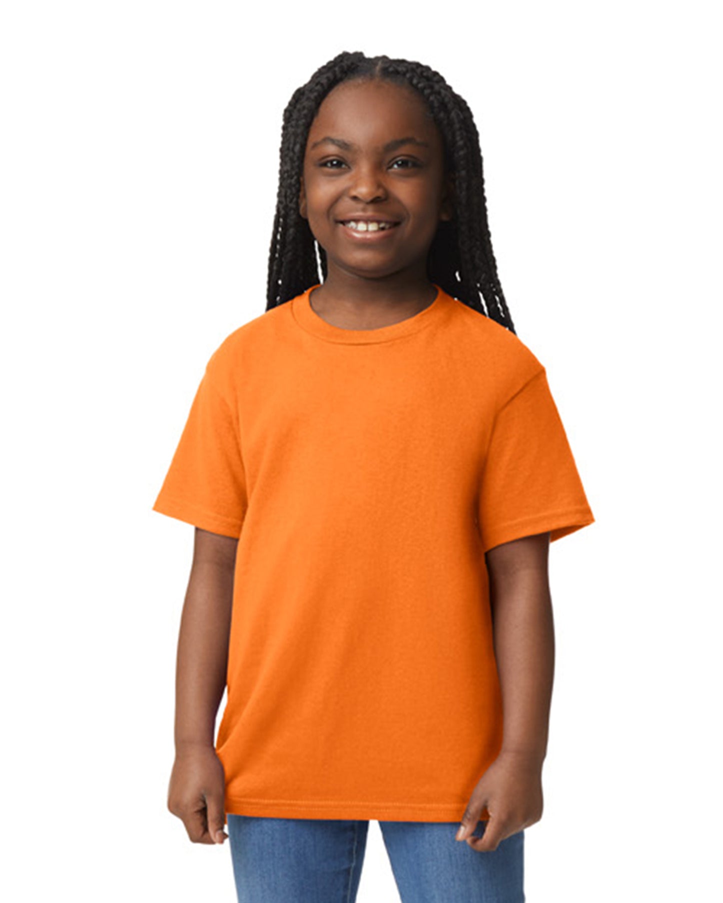 Youth 50/50 T-Shirt - S Orange
