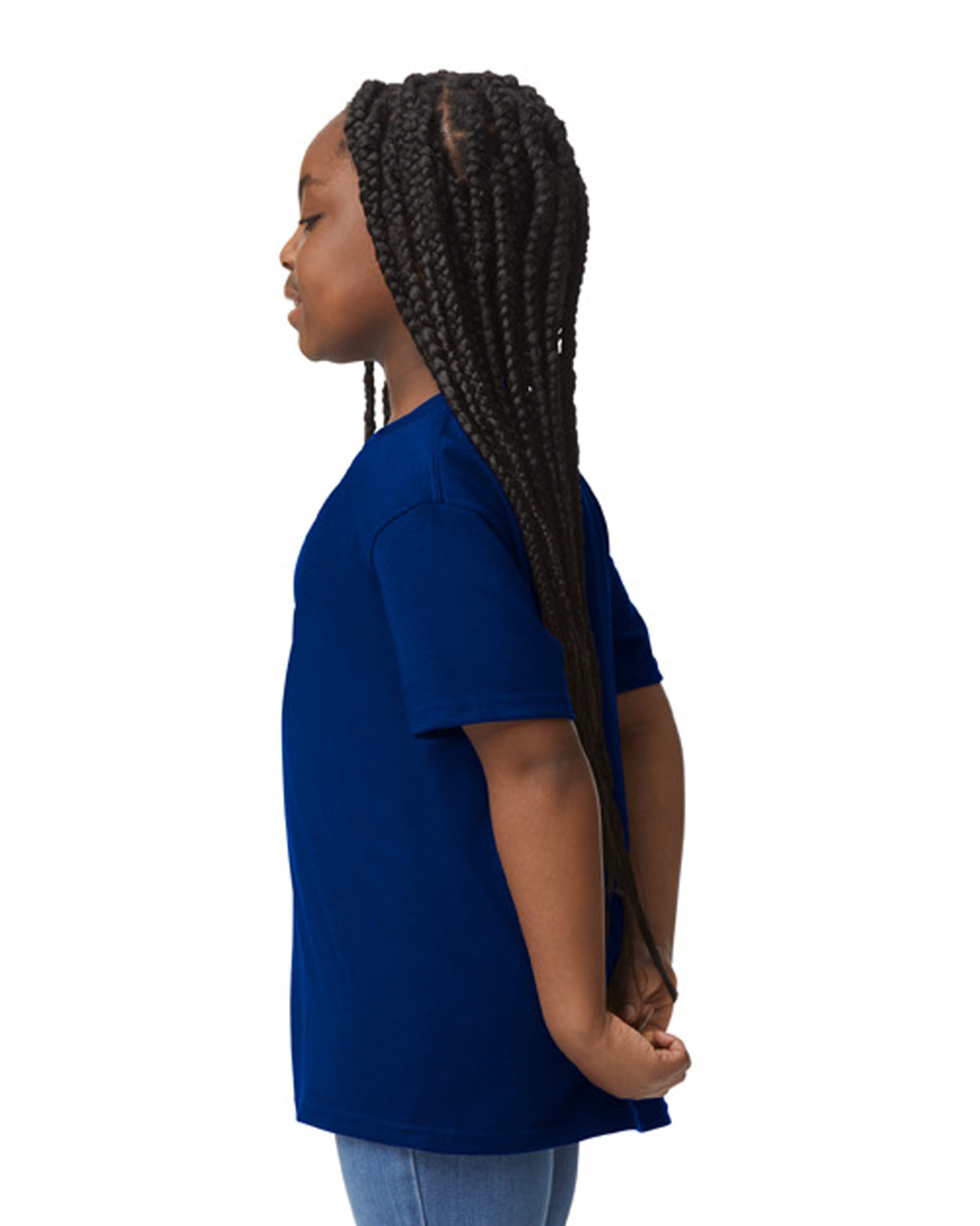 Youth 50/50 T-Shirt - Navy