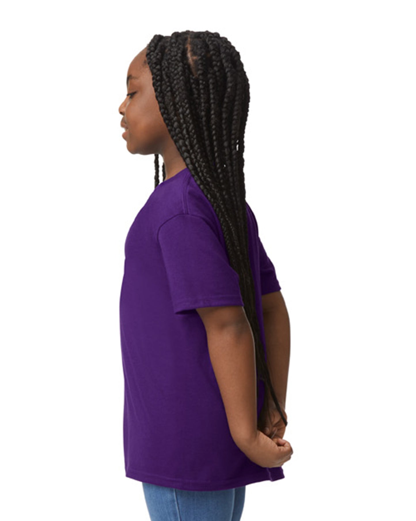 Youth 50/50 T-Shirt - Purple