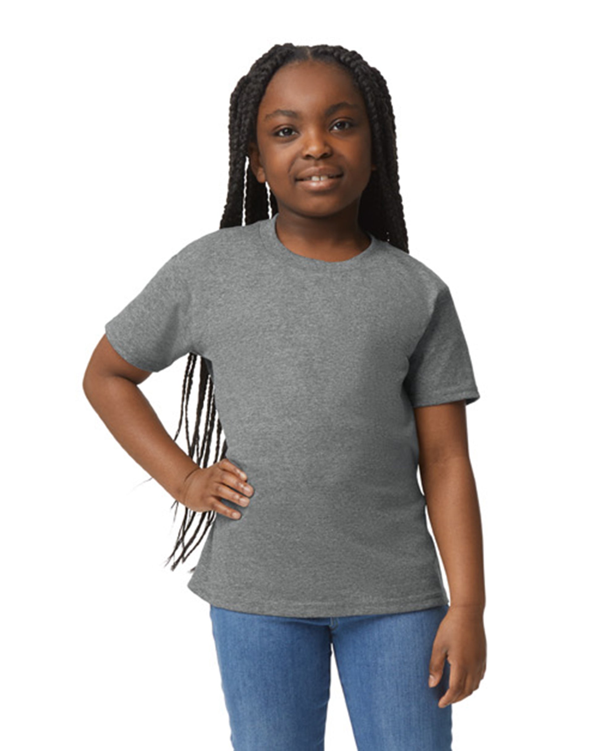Youth 50/50 T-Shirt - Graphite Heather
