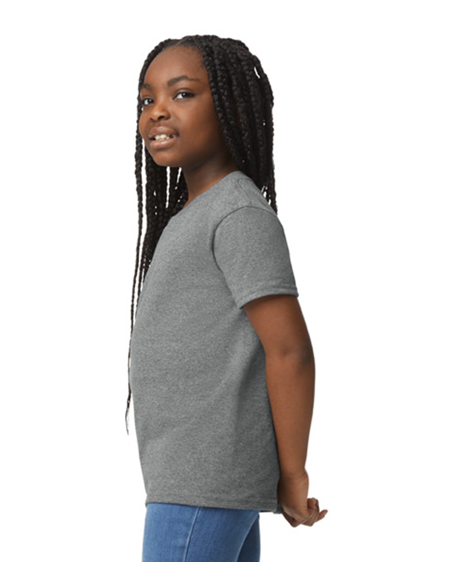 Youth 50/50 T-Shirt - Graphite Heather