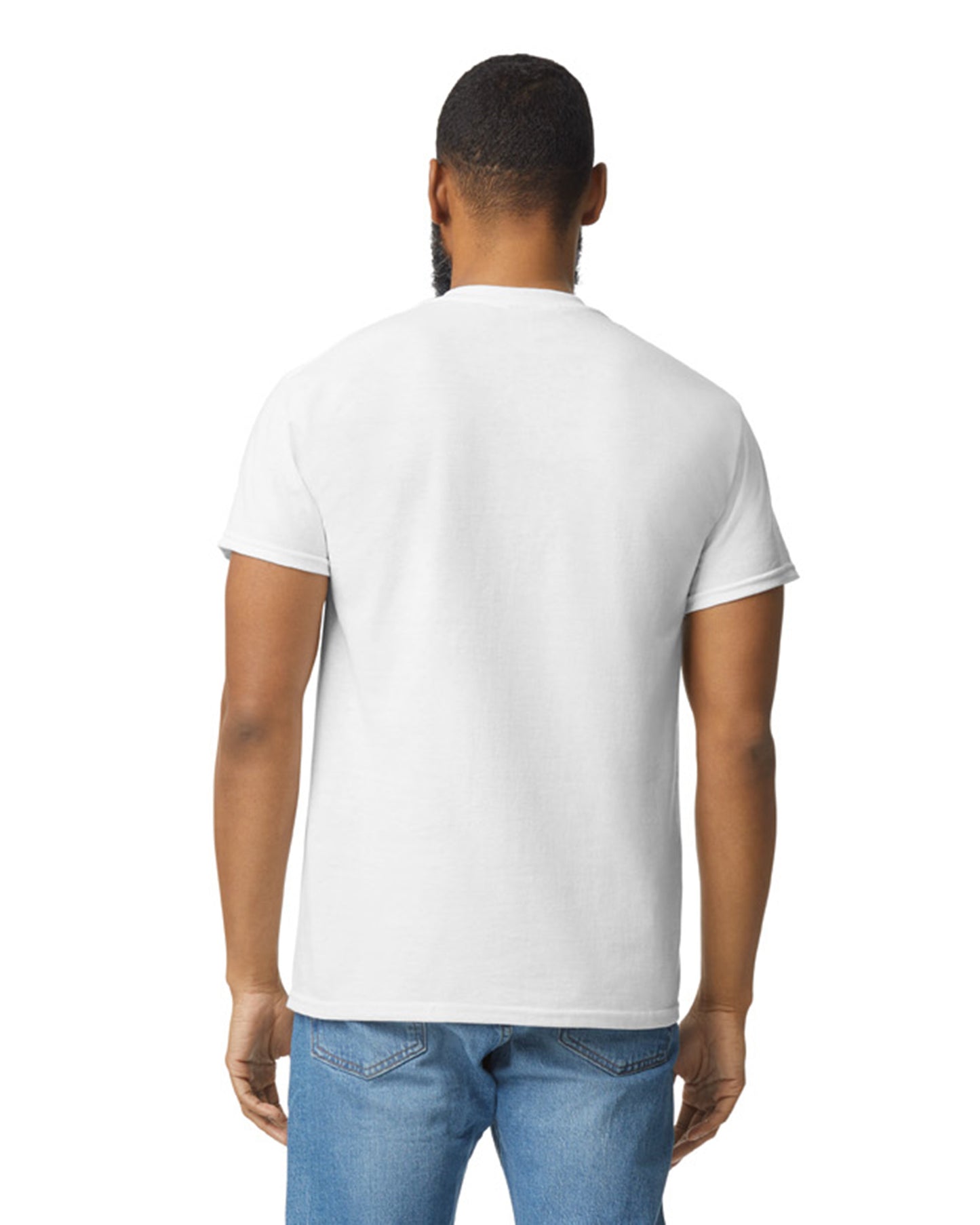 Unisex 50/50 Pocket T-Shirt - White