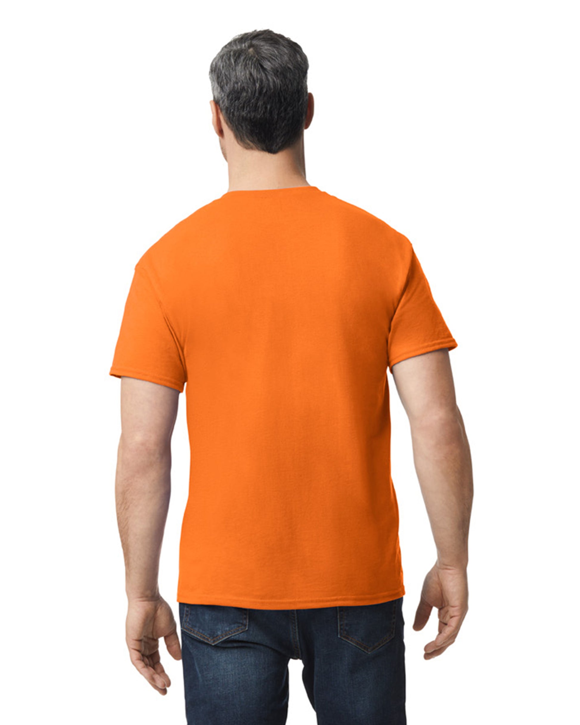 Unisex 50/50 Pocket T-Shirt - S Orange