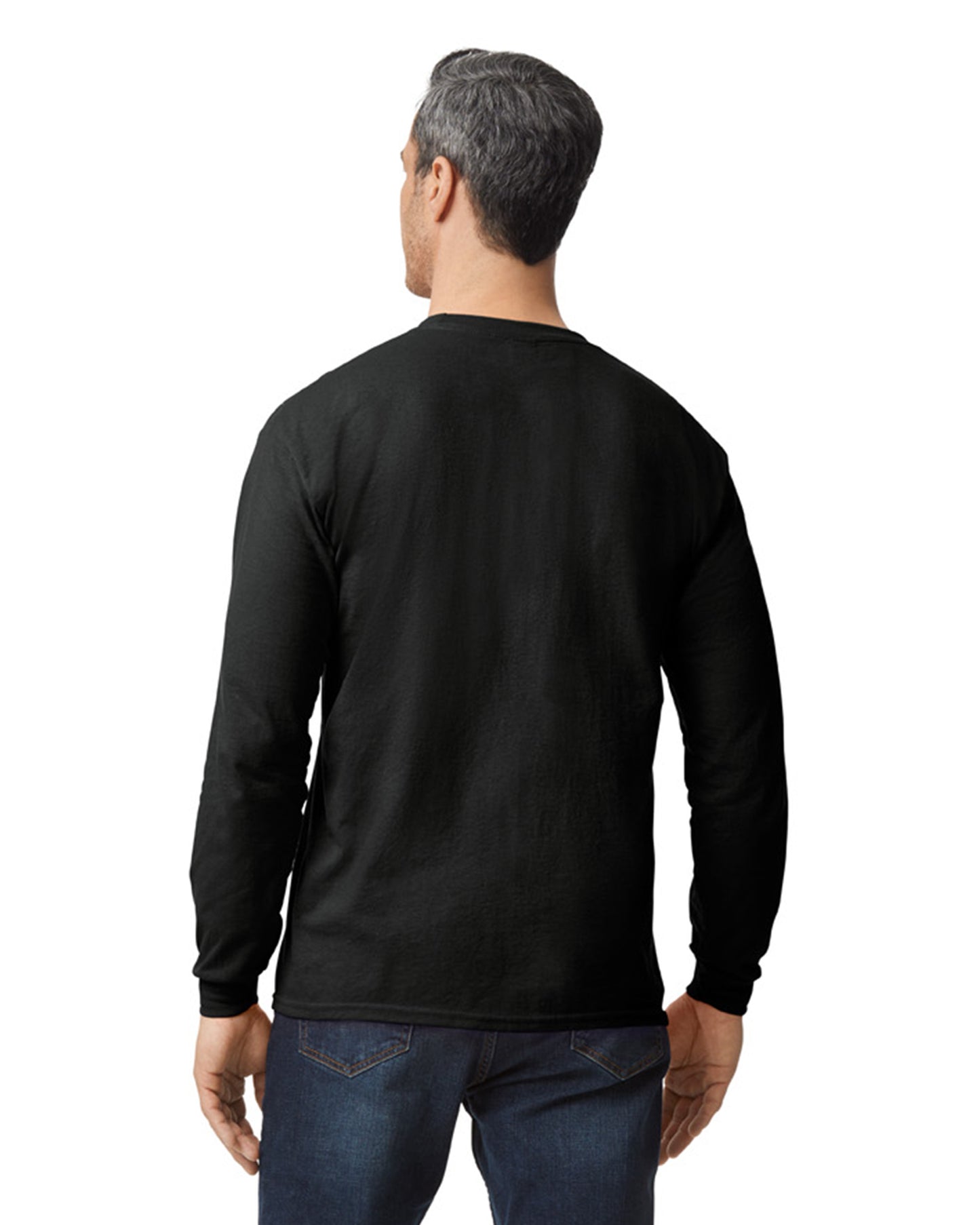 Unisex 50/50 Long-Sleeve T-Shirt - Black