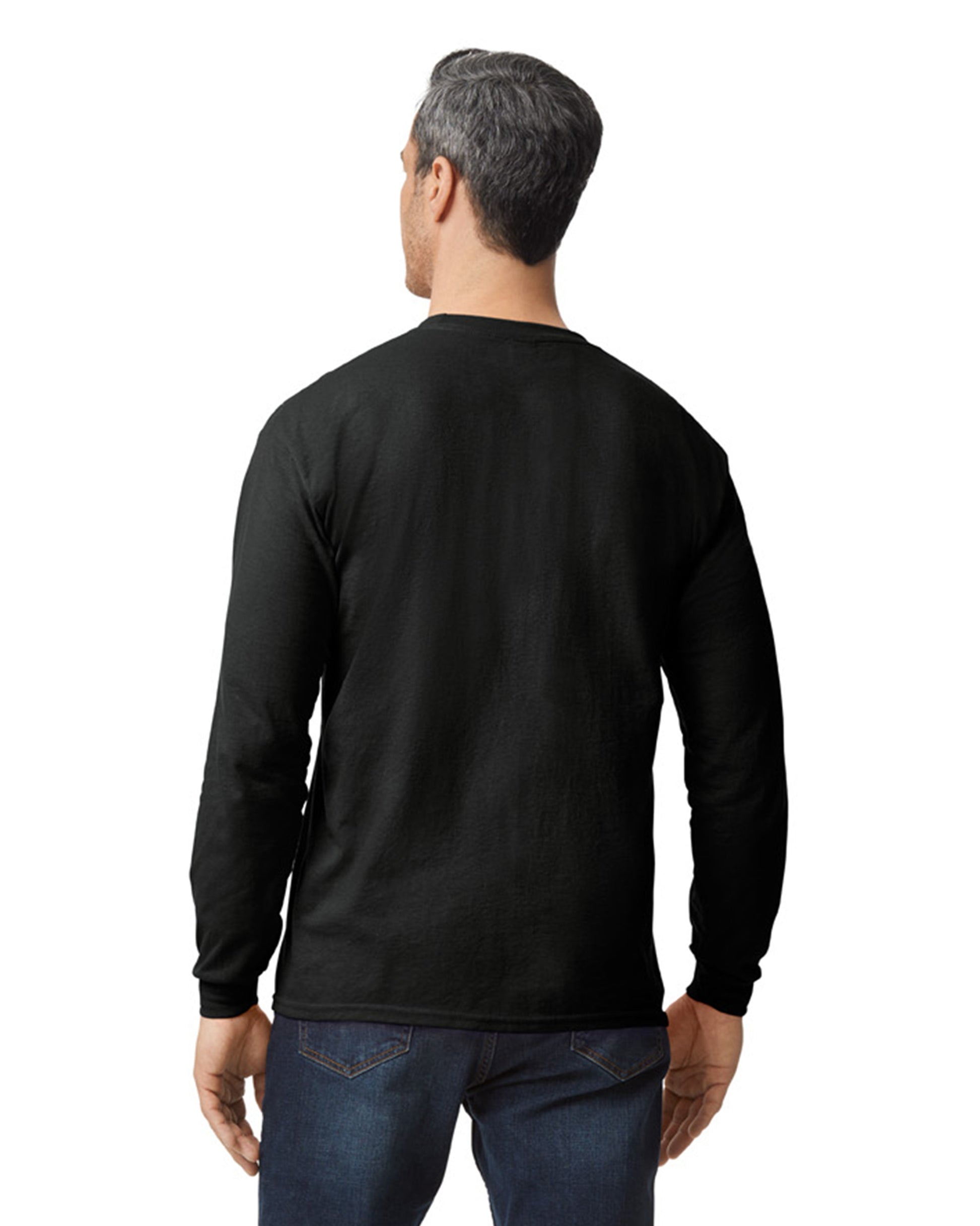 Unisex 50/50 Long-Sleeve T-Shirt - Black