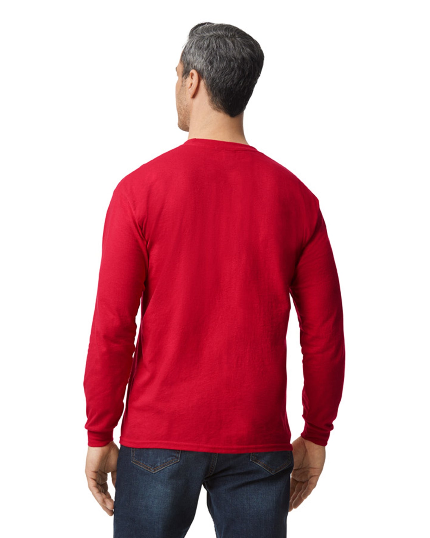 Unisex 50/50 Long-Sleeve T-Shirt - Red