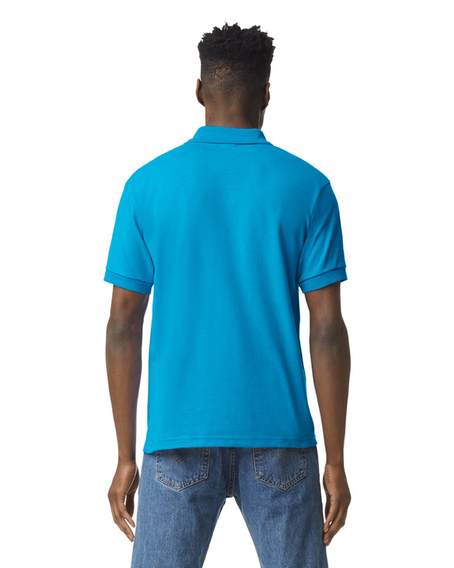 Unisex 50/50 Jersey Polo - Sapphire