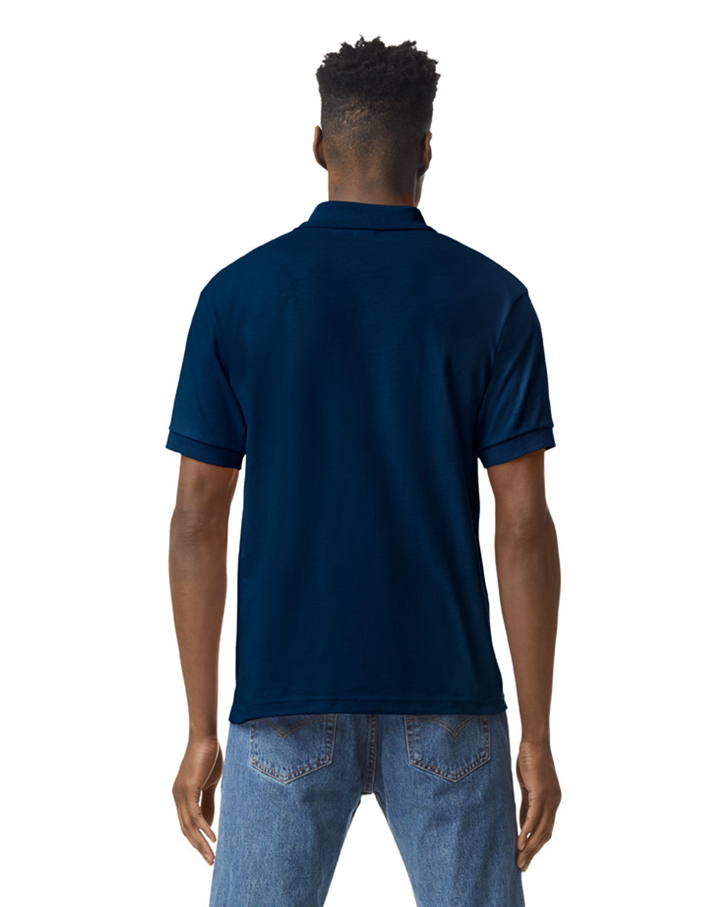 Unisex 50/50 Jersey Polo - Navy