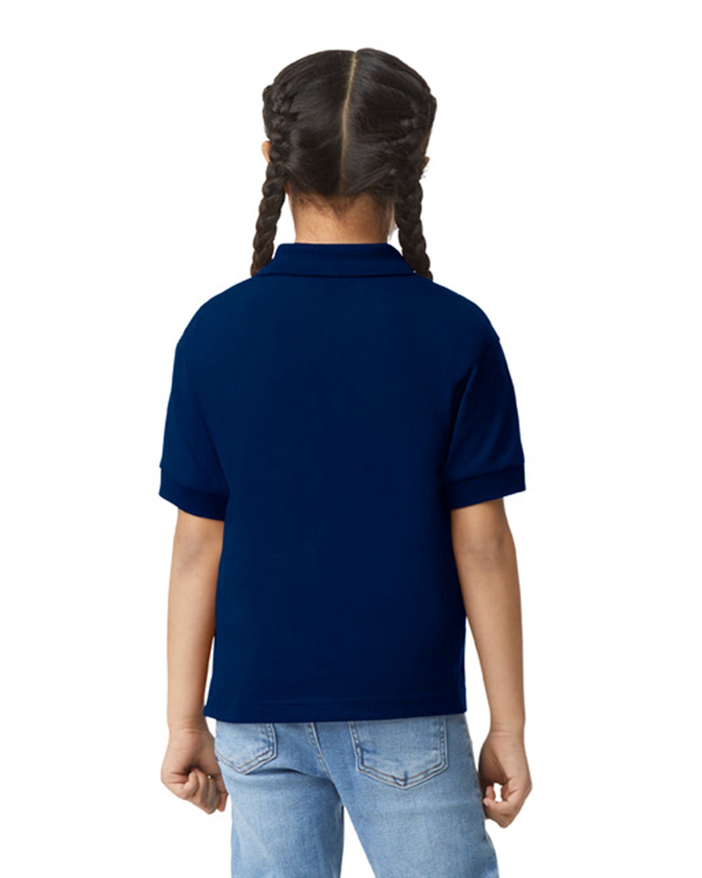 Youth 50/50 Jersey Polo - Navy