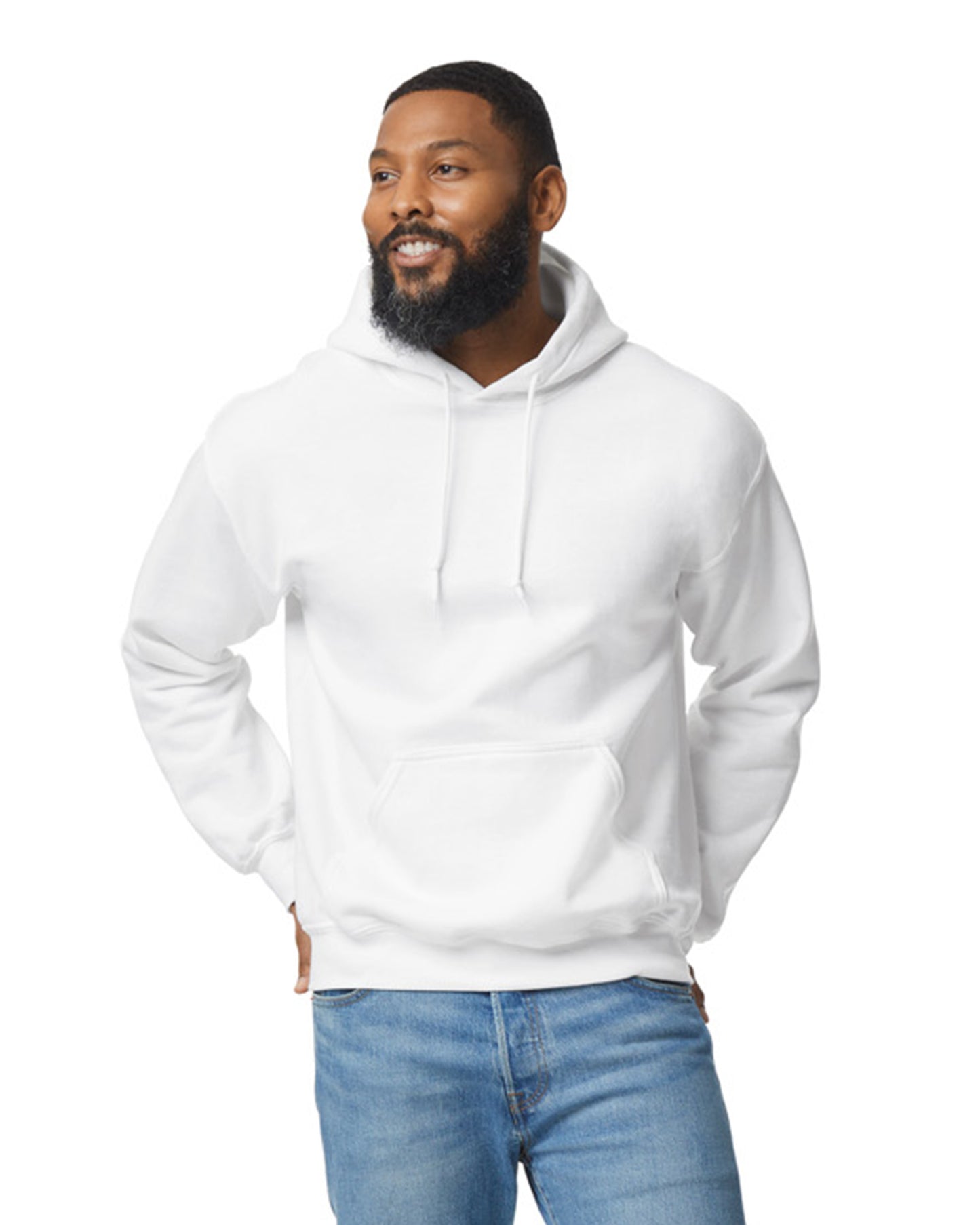 Unisex DryBlend® 50/50 Hoodie - White