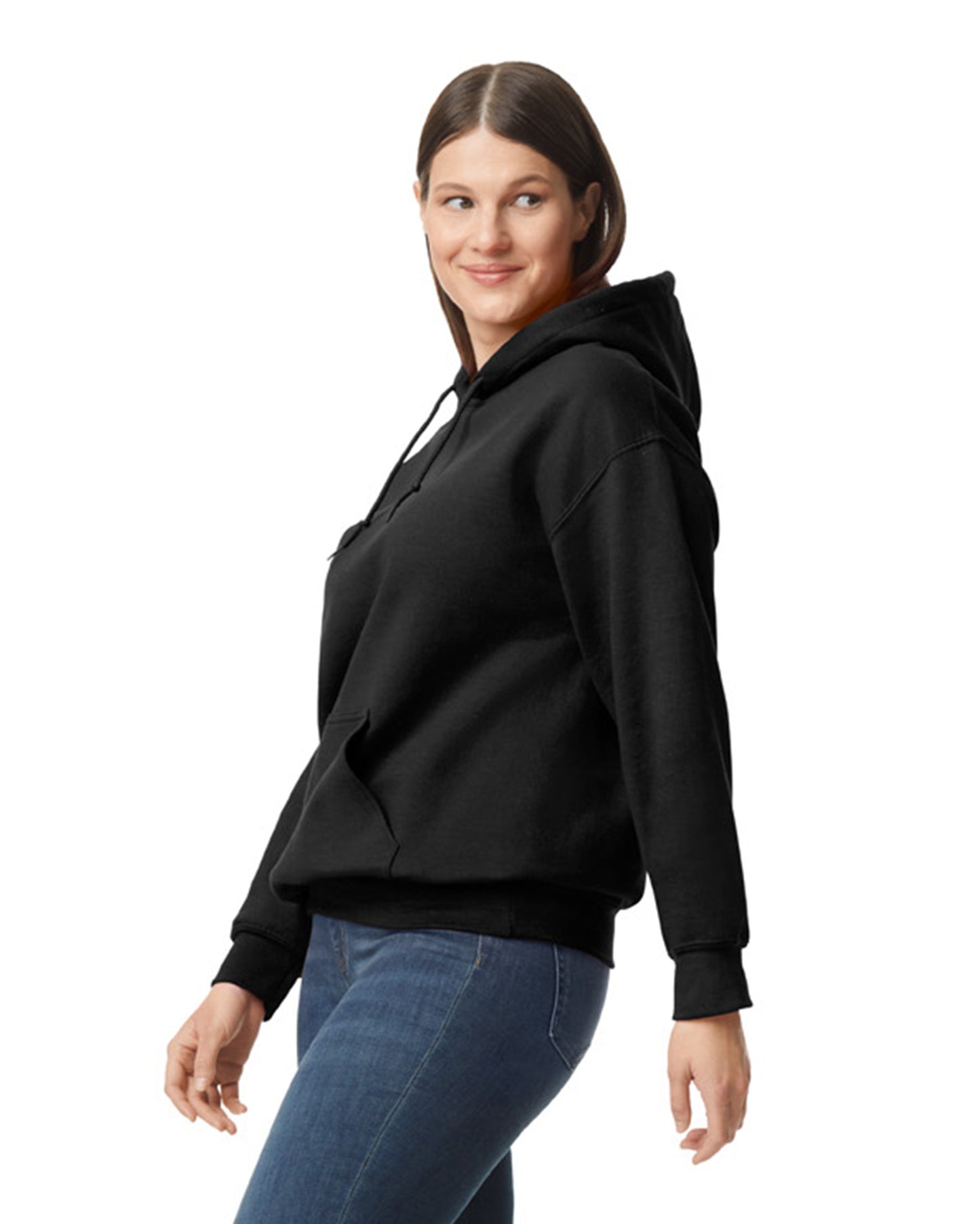 Unisex DryBlend® 50/50 Hoodie - Black