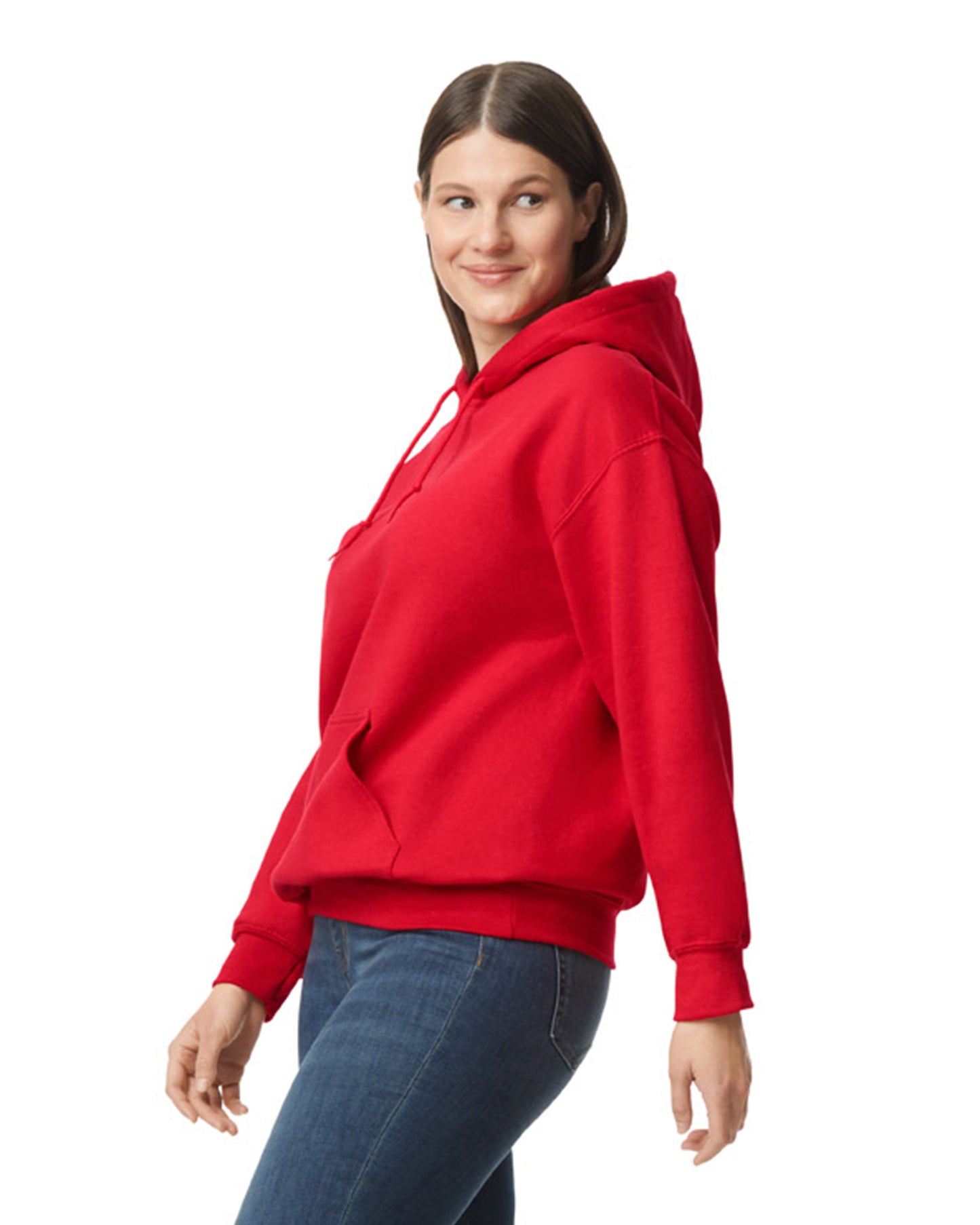 Unisex DryBlend® 50/50 Hoodie - Red