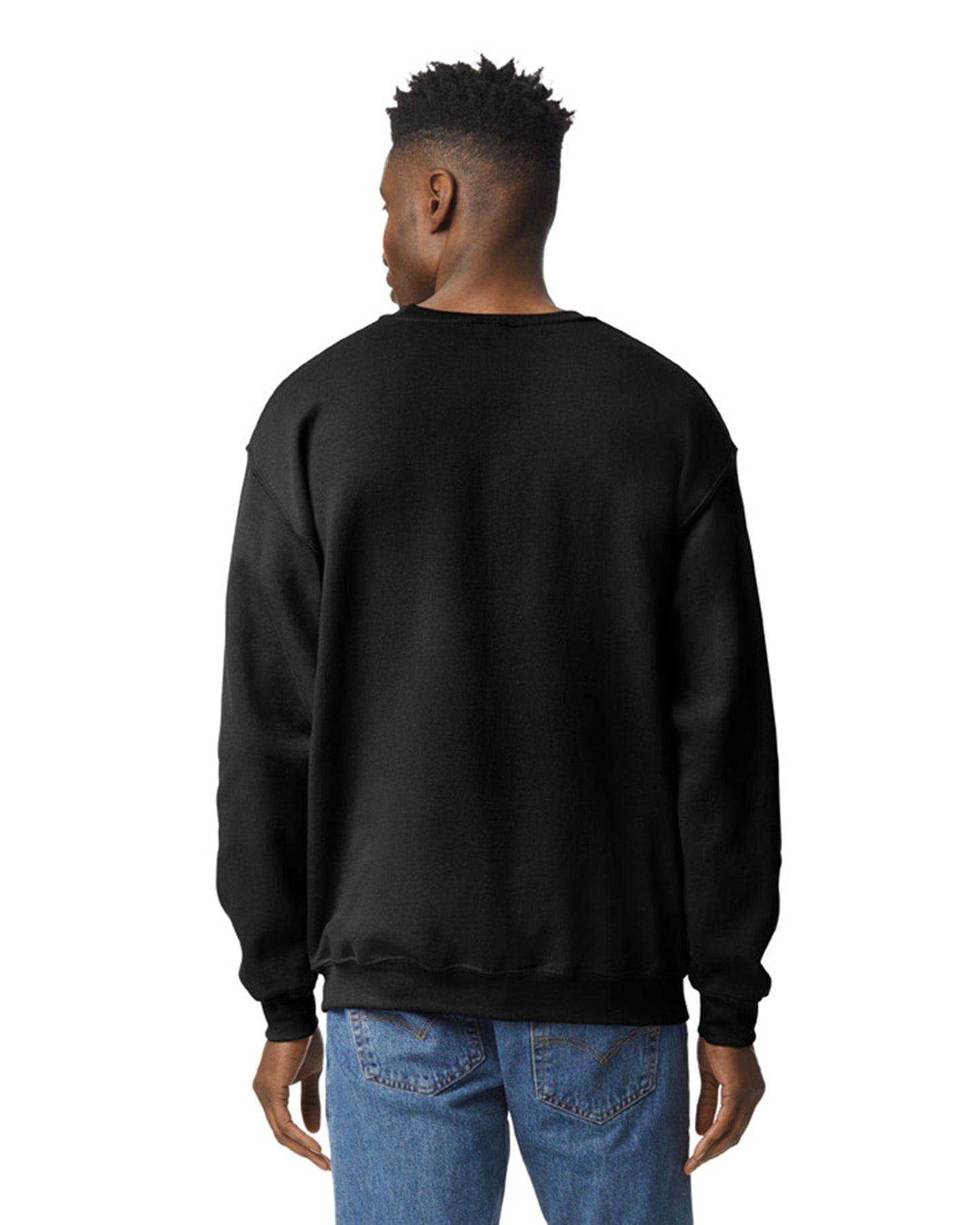 Unisex Heavy Blend��� 50/50 Fleece Crew - Black