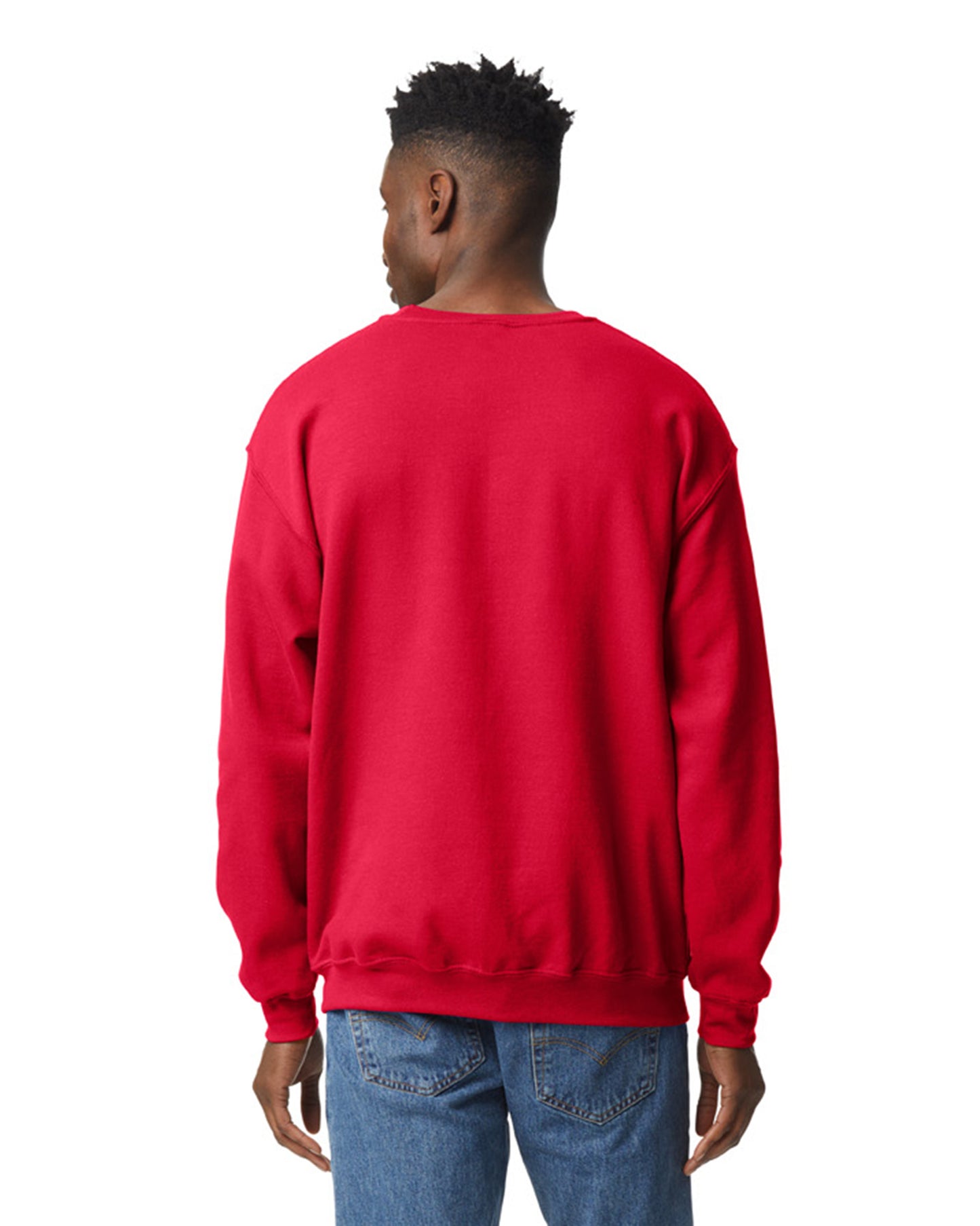 Unisex Heavy Blend��� 50/50 Fleece Crew - Red