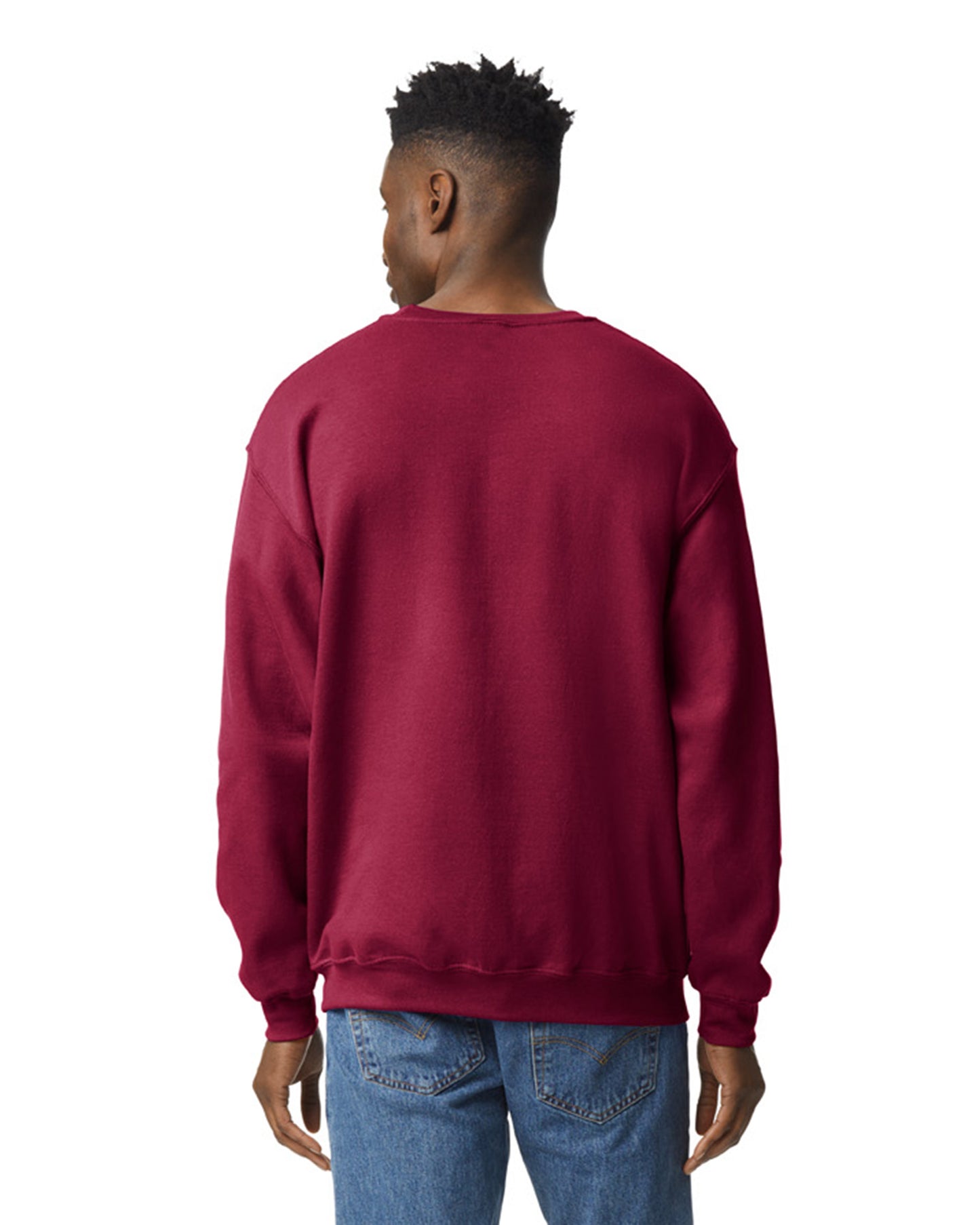 Unisex Heavy Blend��� 50/50 Fleece Crew - Garnet