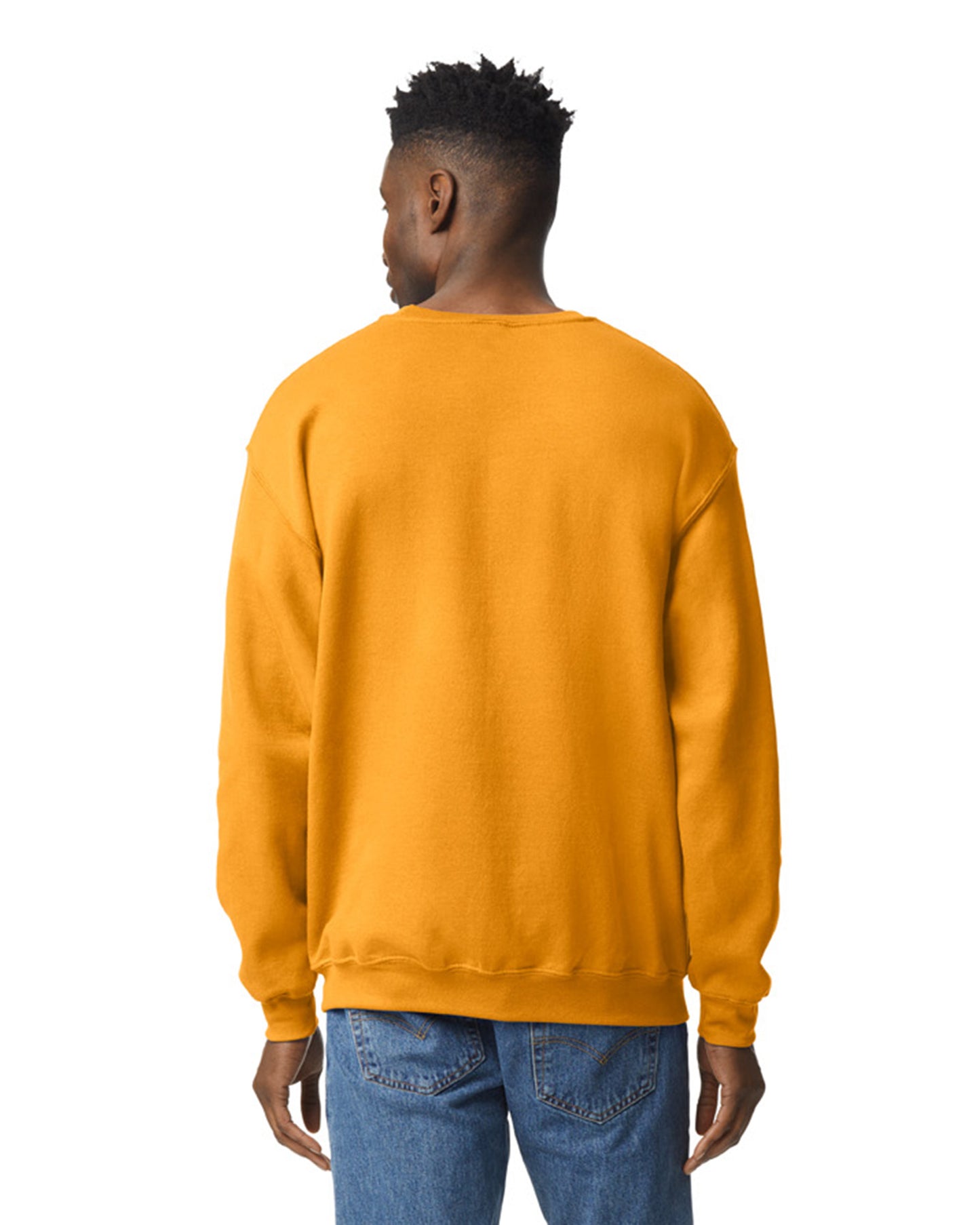 Unisex Heavy Blend��� 50/50 Fleece Crew - Gold
