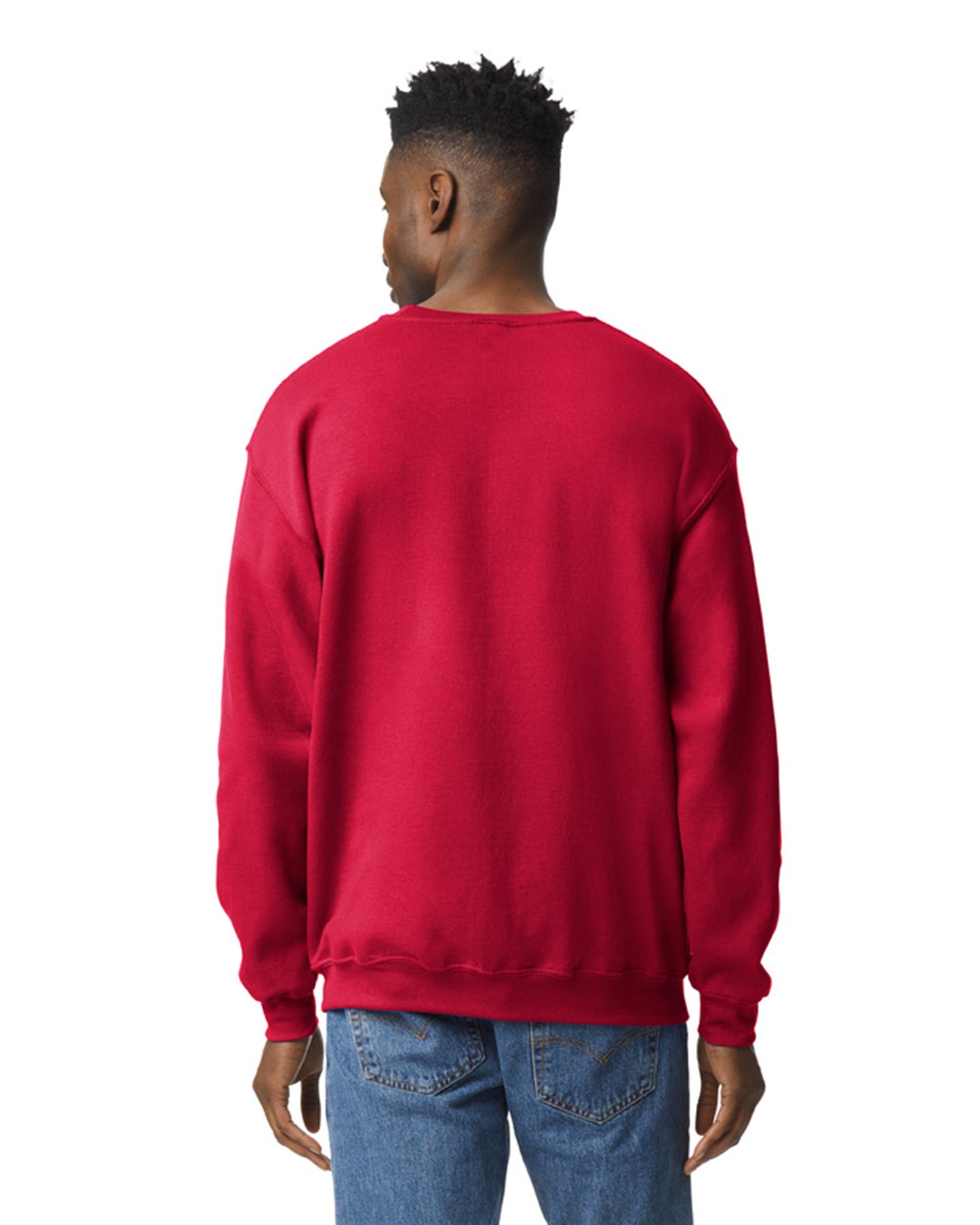 Unisex Heavy Blend��� 50/50 Fleece Crew - Cherry Red