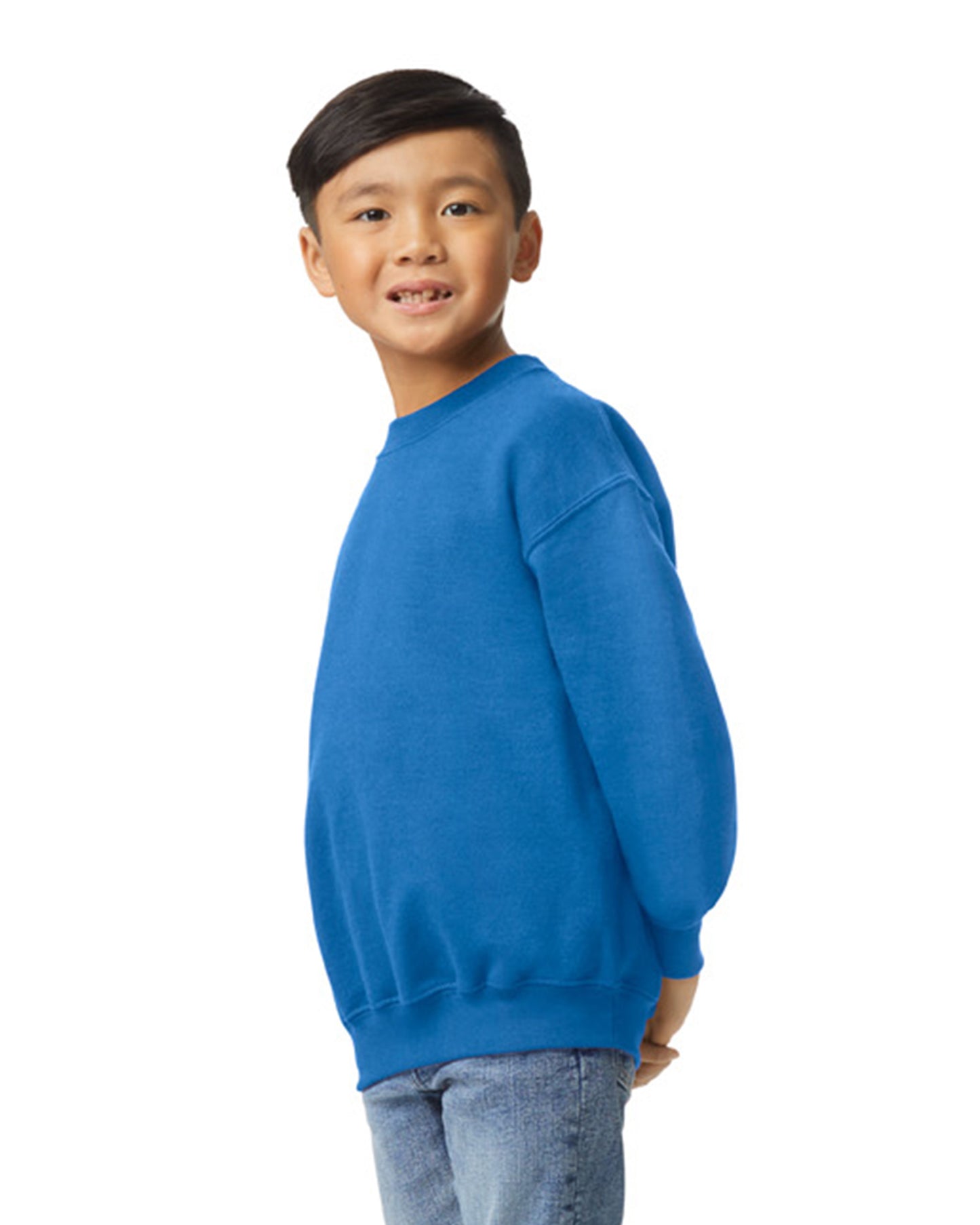 Youth Heavy Blend��� 50/50 Fleece Crew - Royal