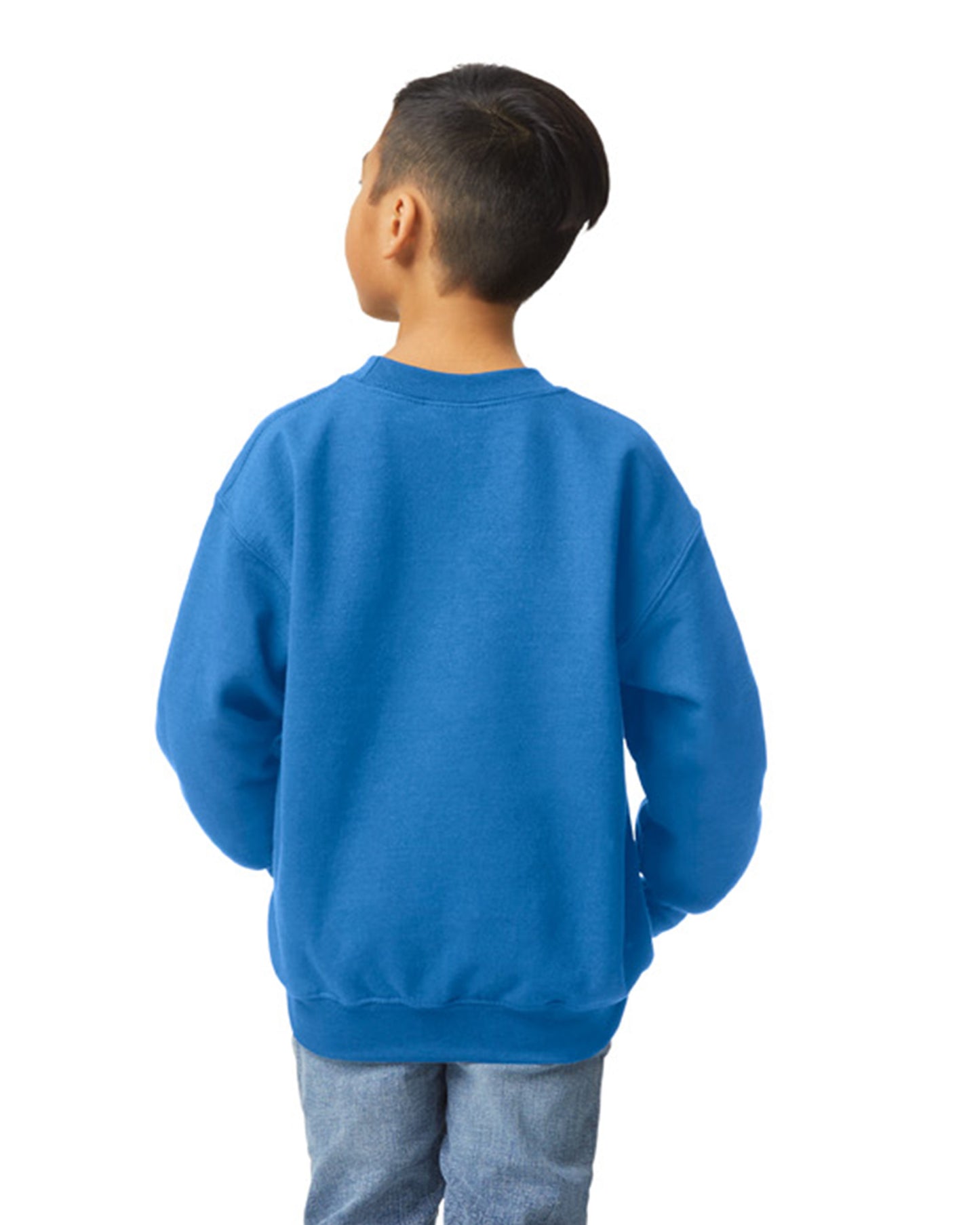 Youth Heavy Blend��� 50/50 Fleece Crew - Royal