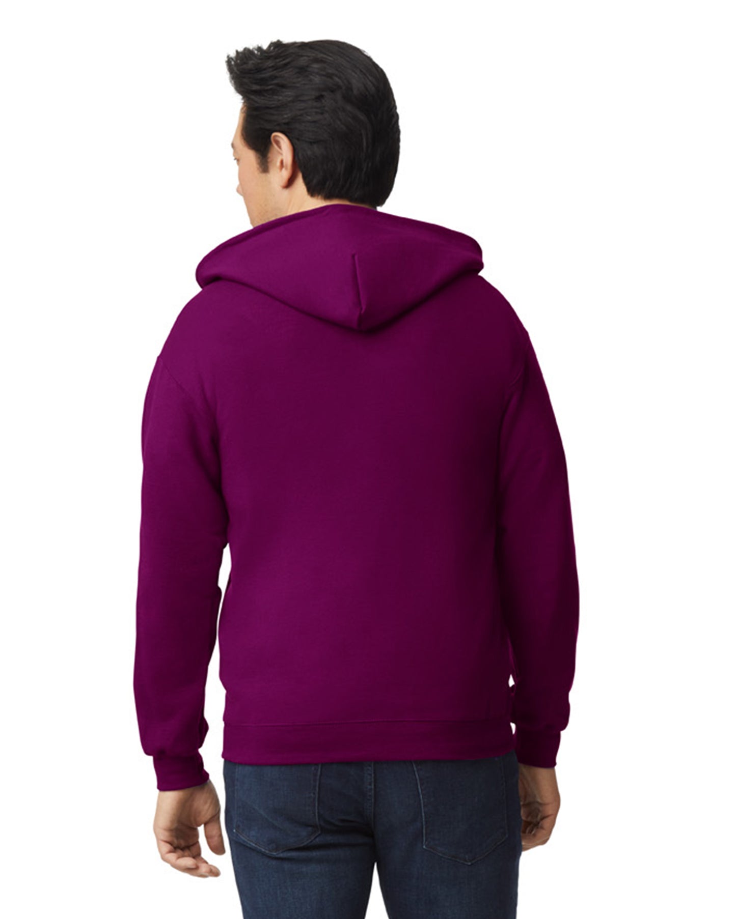 Unisex Heavy Blend™ 50/50 Full-Zip Hoodie - Maroon