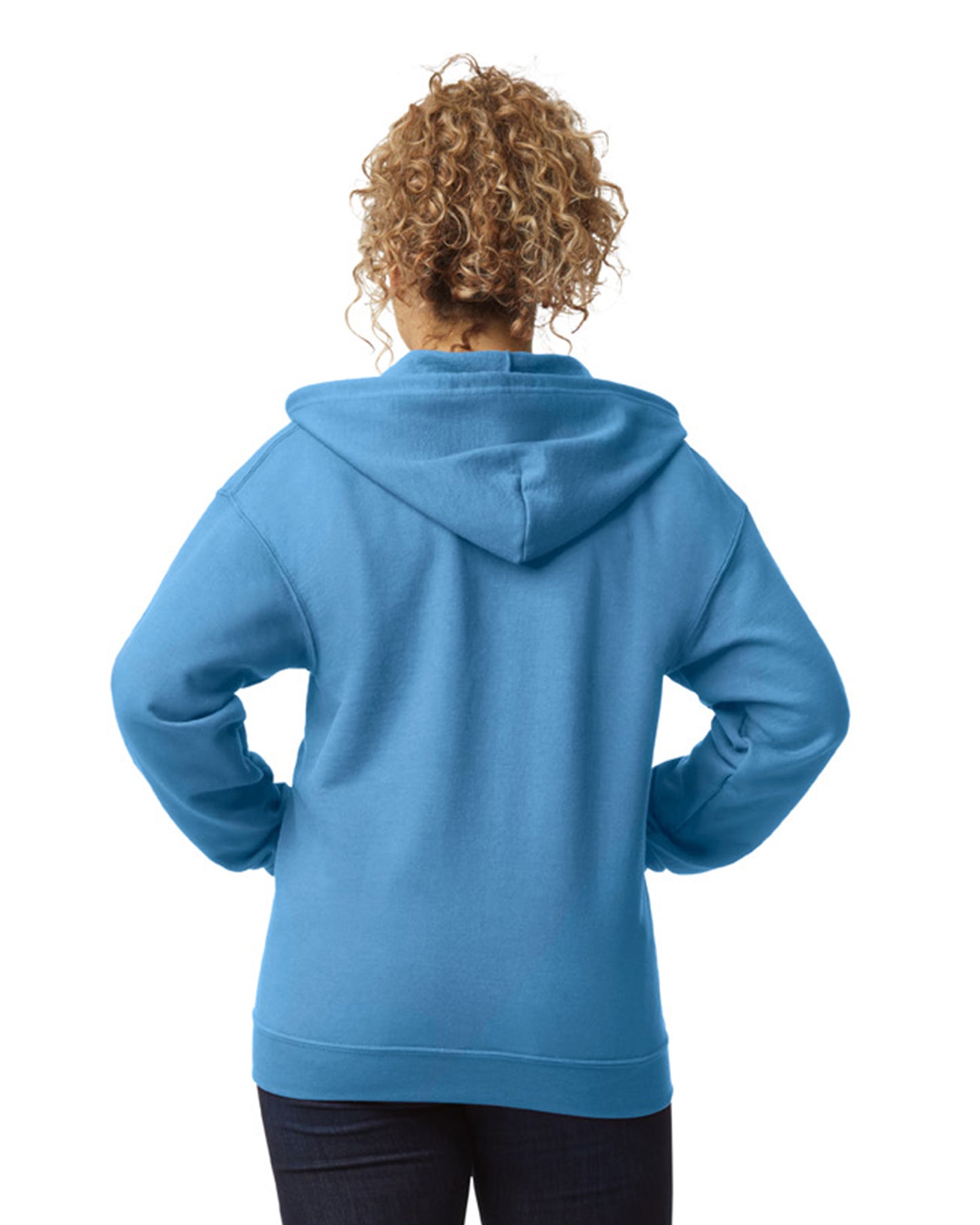 Unisex Heavy Blend™ 50/50 Full-Zip Hoodie - Carolina Blue