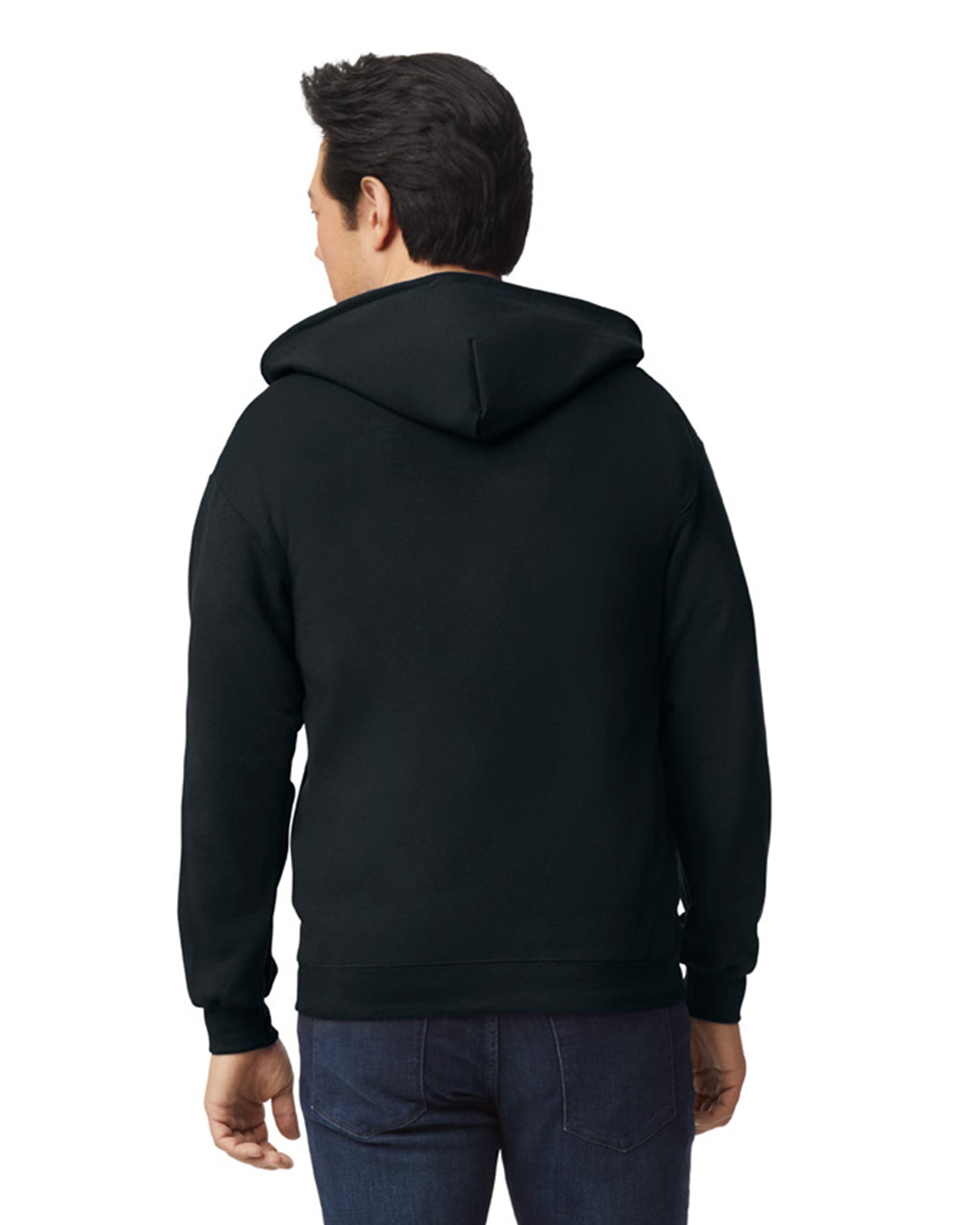 Unisex Heavy Blend™ 50/50 Full-Zip Hoodie - Black
