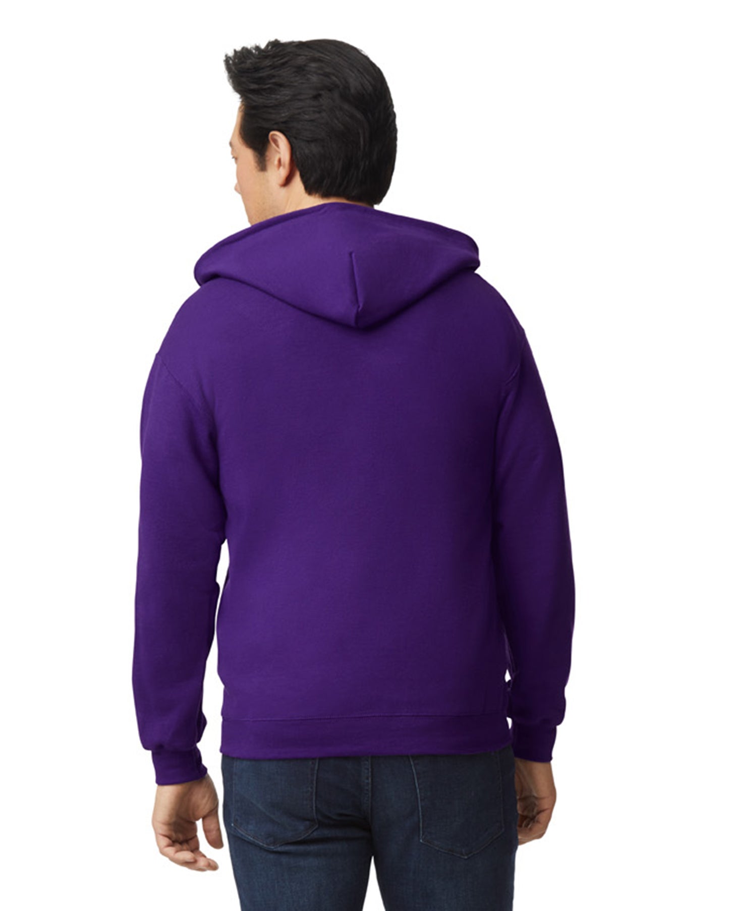 Unisex Heavy Blend™ 50/50 Full-Zip Hoodie - Purple