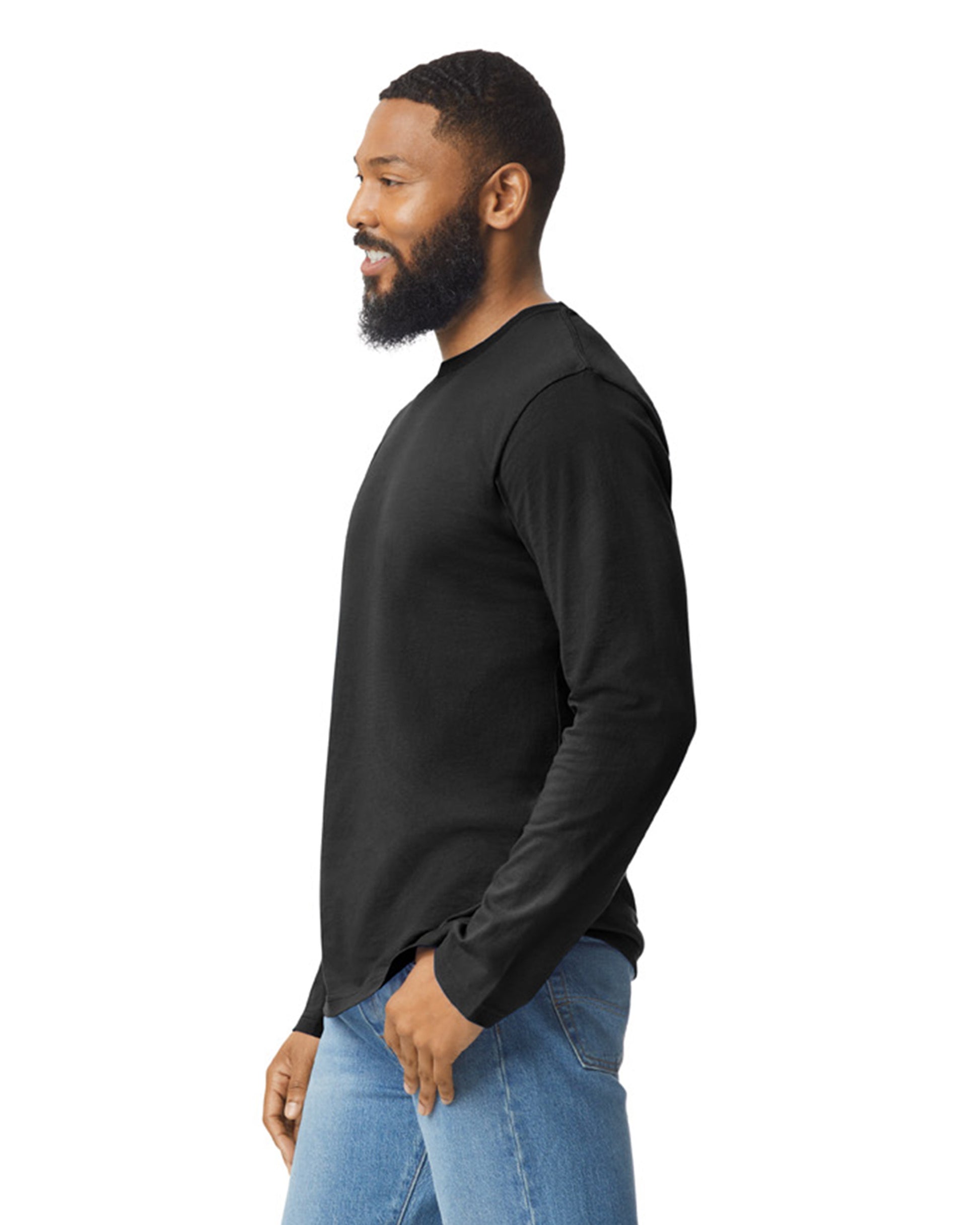 Unisex Softstyle® Long-Sleeve T-Shirt - Black