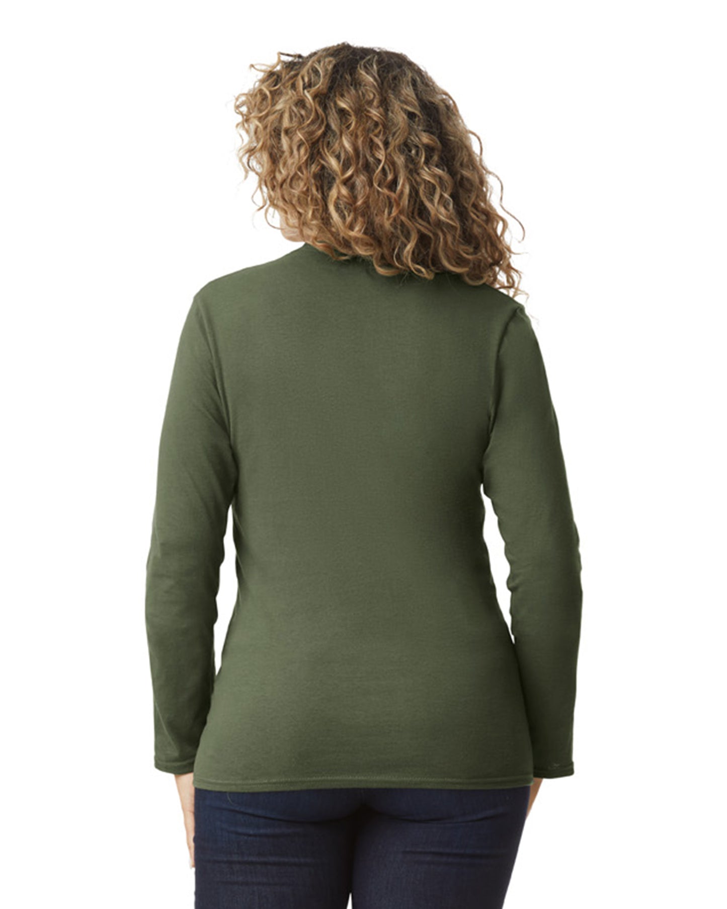 Unisex Softstyle® Long-Sleeve T-Shirt - Military Green