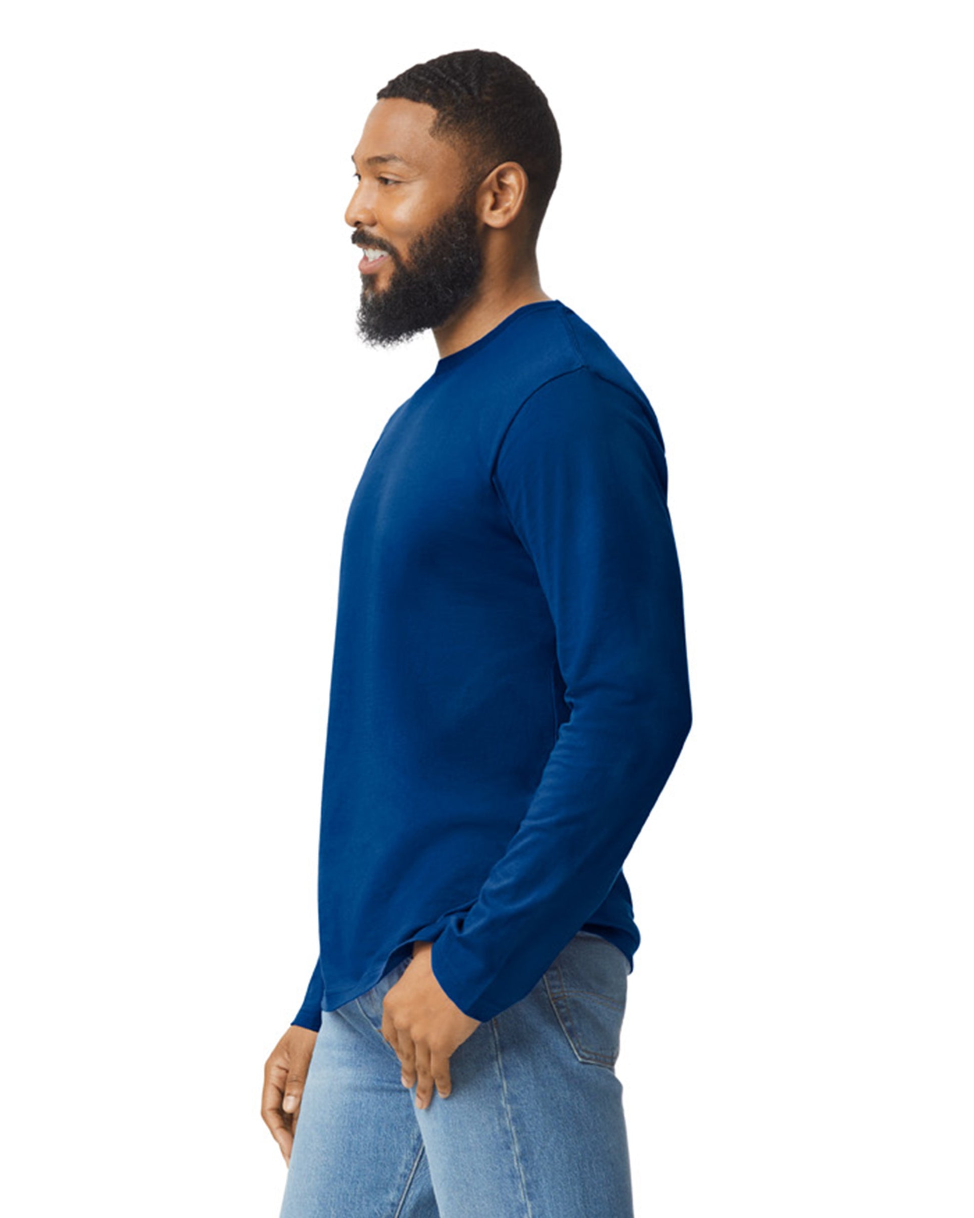 Unisex Softstyle® Long-Sleeve T-Shirt - Navy