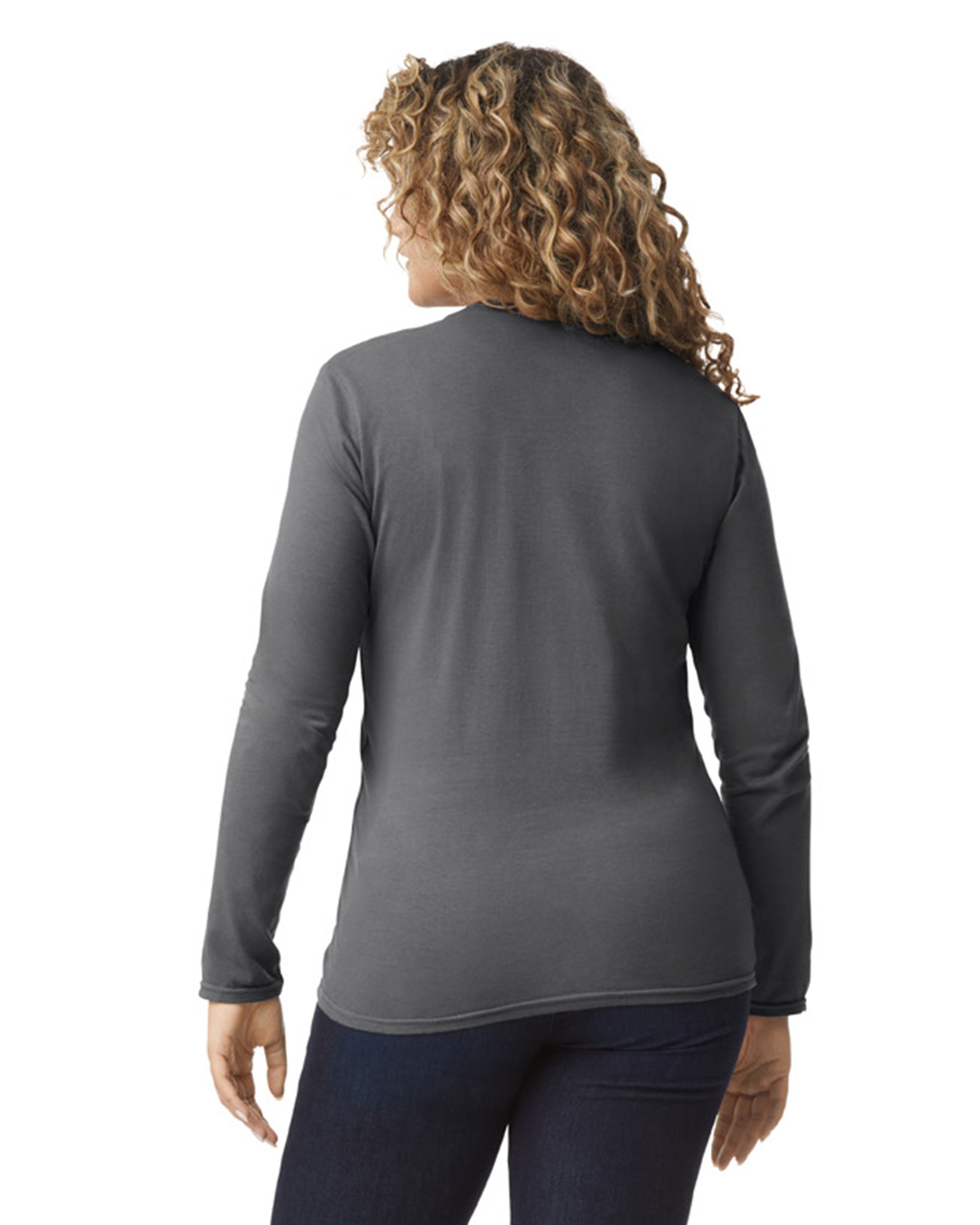 Unisex Softstyle® Long-Sleeve T-Shirt - Charcoal
