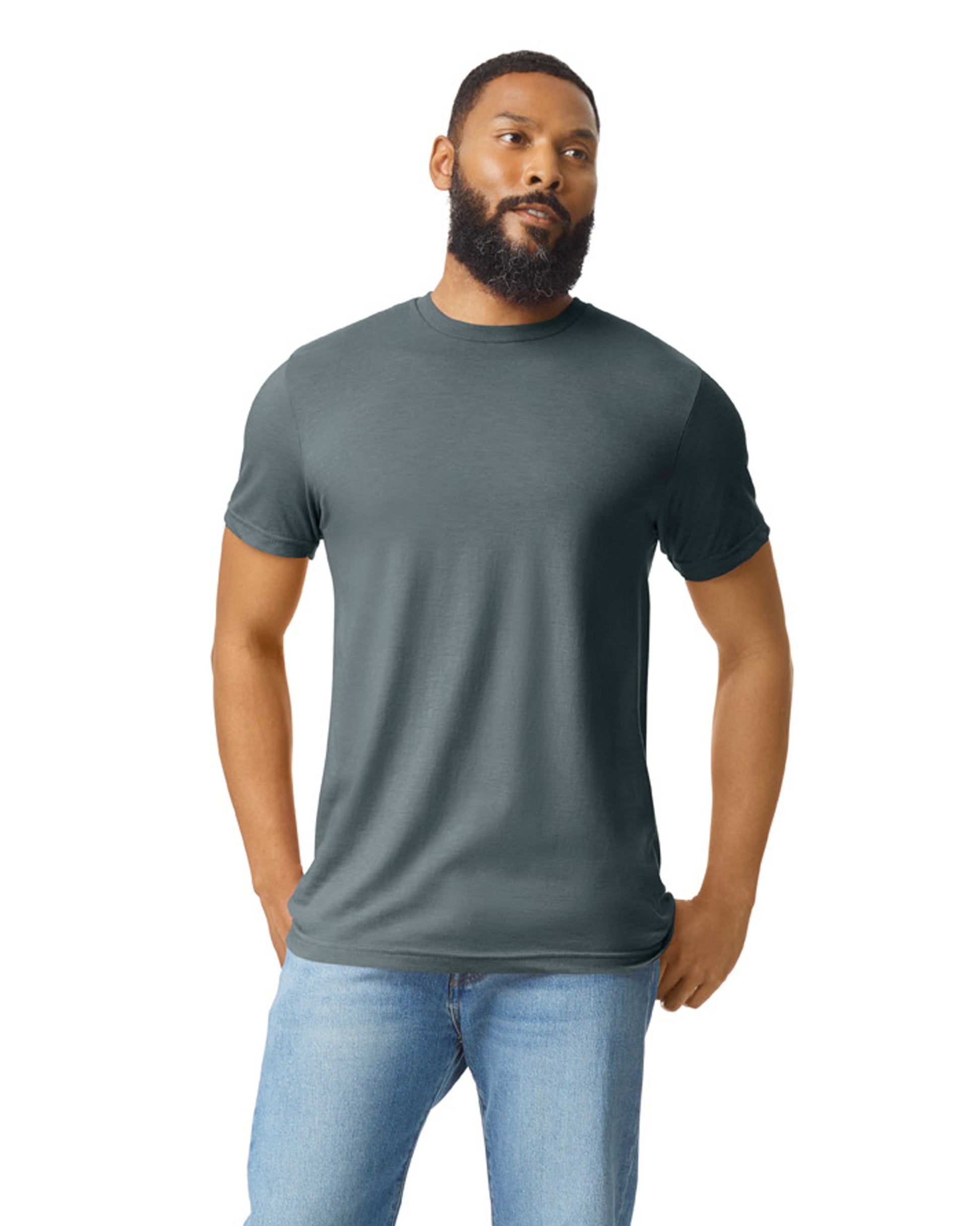Unisex Softstyle CVC T-Shirt - Dark Heather
