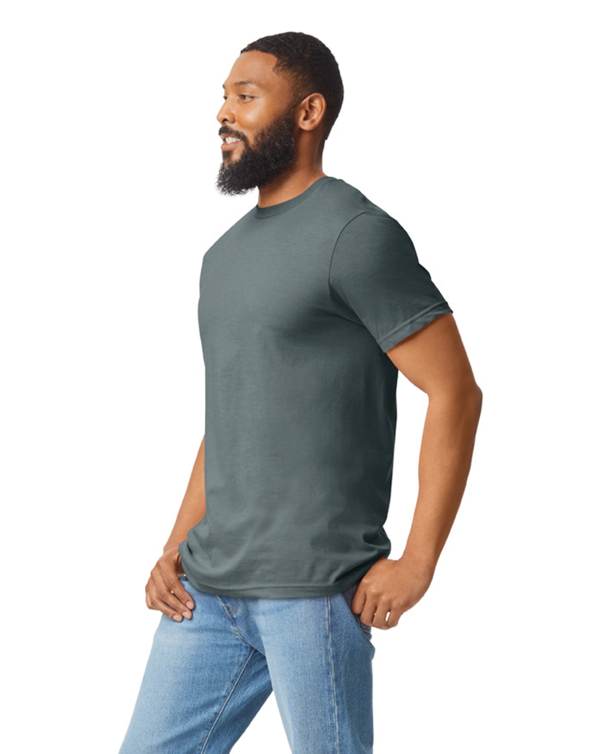 Unisex Softstyle CVC T-Shirt - Dark Heather