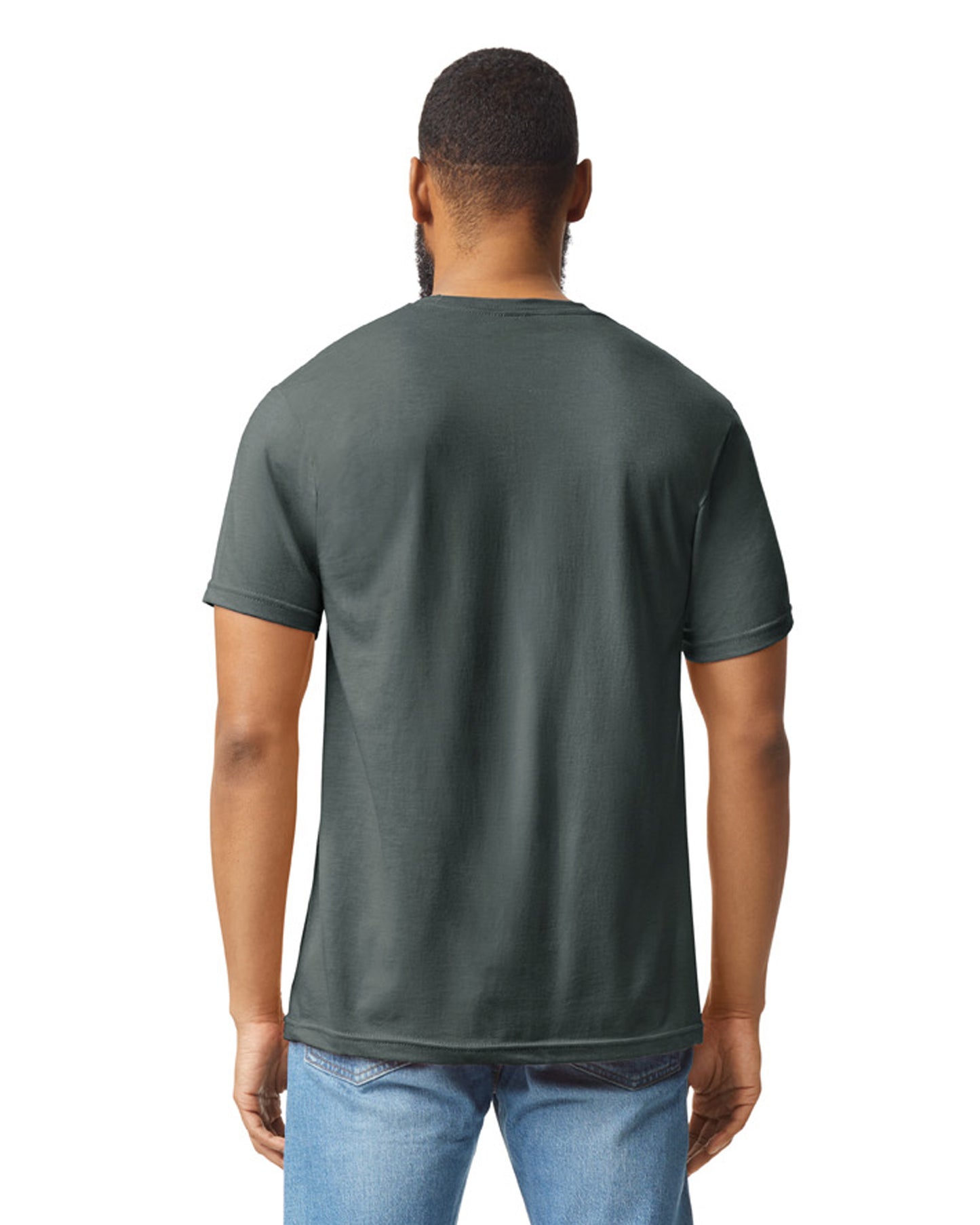 Unisex Softstyle CVC T-Shirt - Gunmetal