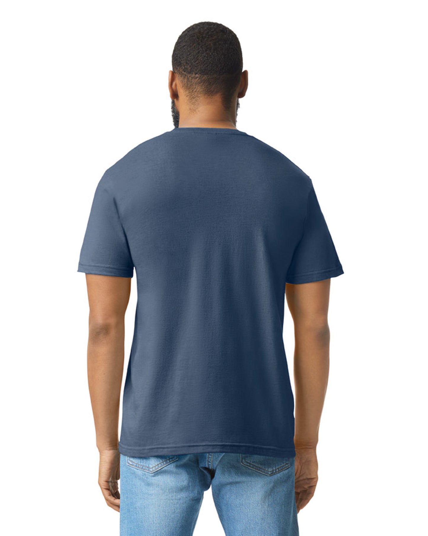 Unisex Softstyle CVC T-Shirt - Navy Mist
