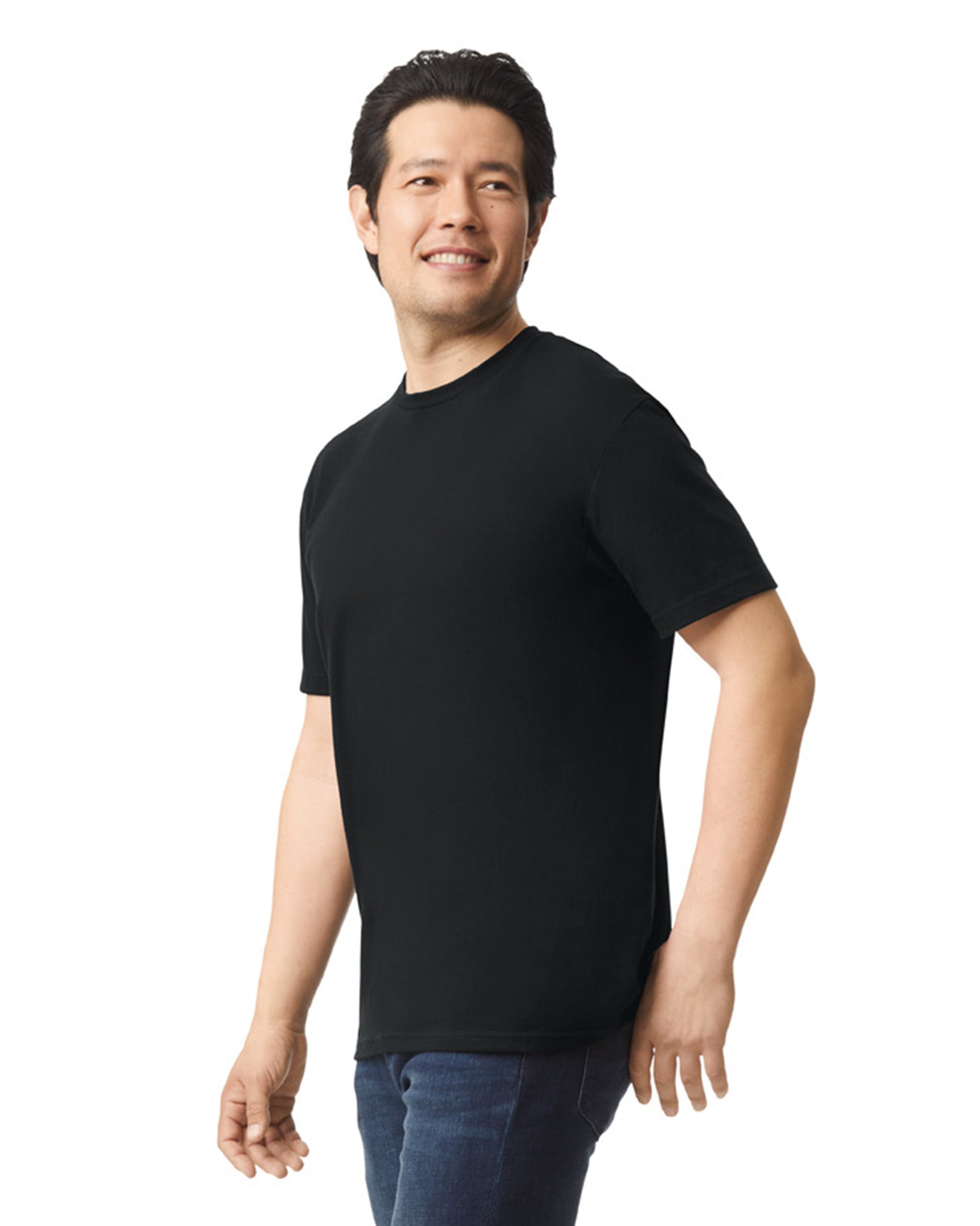 Unisex Softstyle CVC T-Shirt - Pitch Black