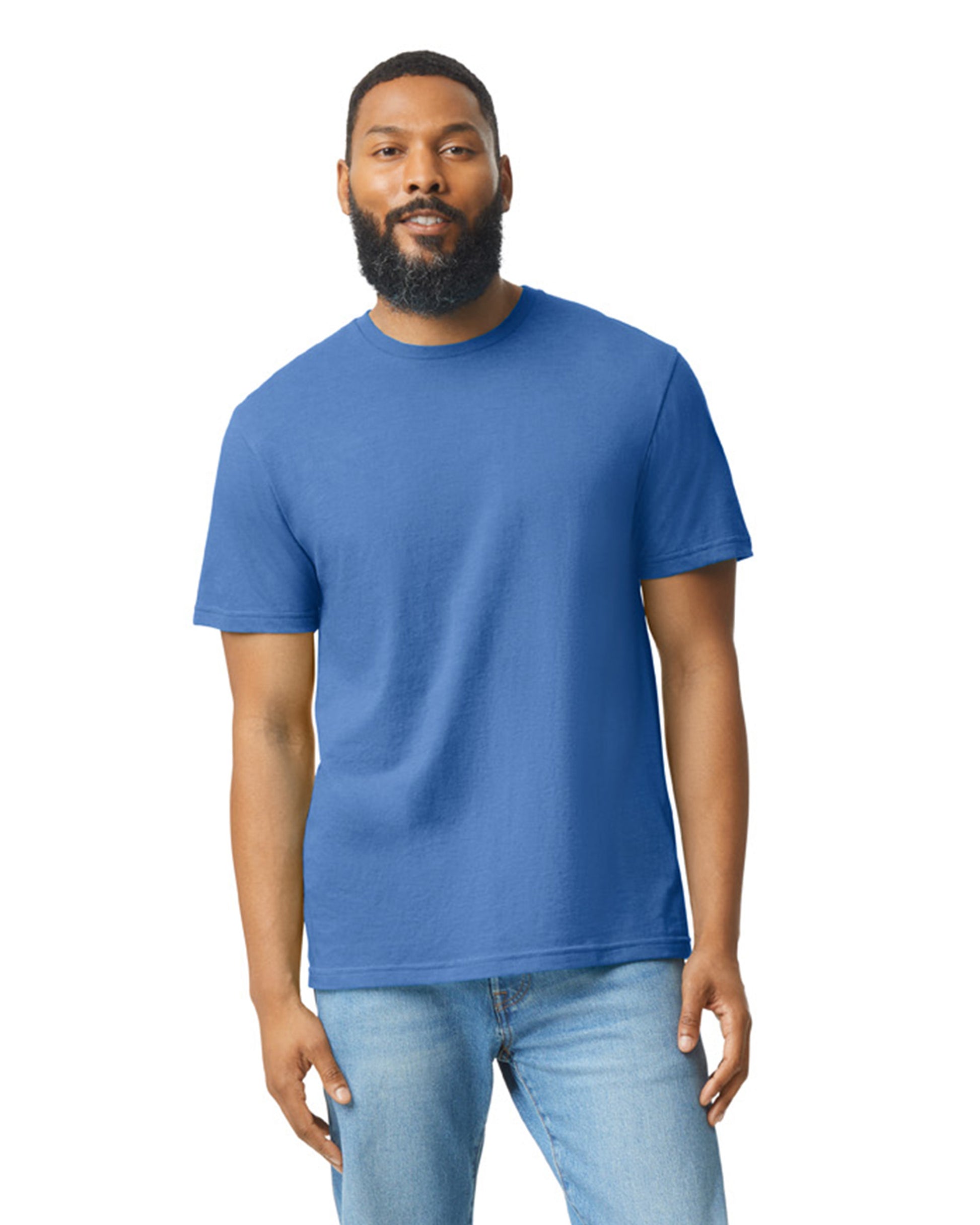 Unisex Softstyle CVC T-Shirt - Royal Mist