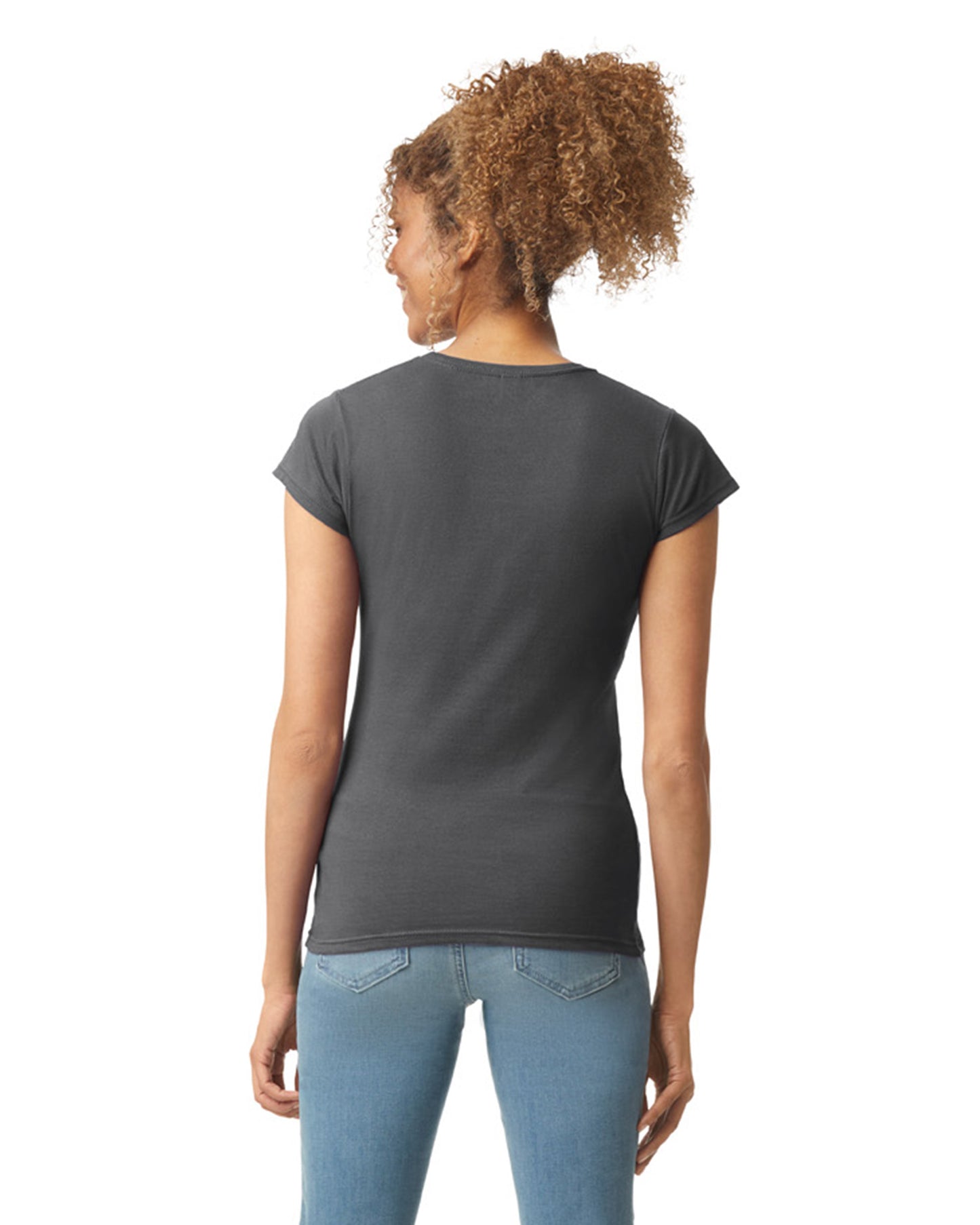 Women's Softstyle® Fitted T-Shirt - Charcoal