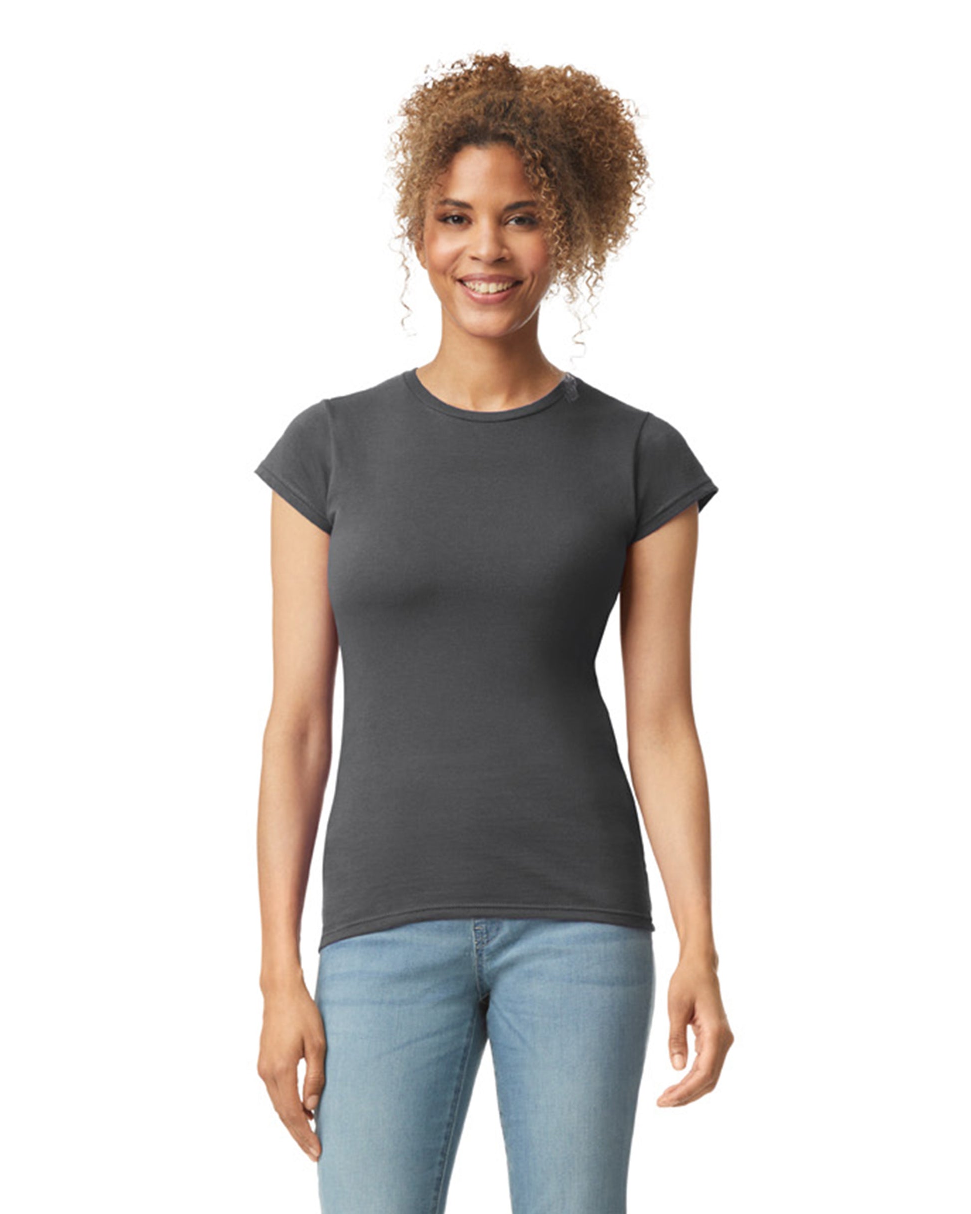Women's Softstyle® Fitted T-Shirt - Charcoal
