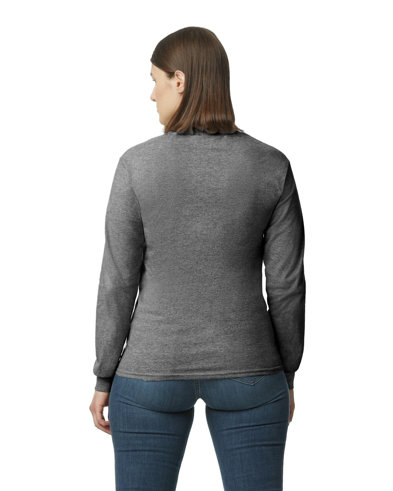 Unisex Heavy Cotton™ Long-Sleeve T-Shirt - Graphite Heather