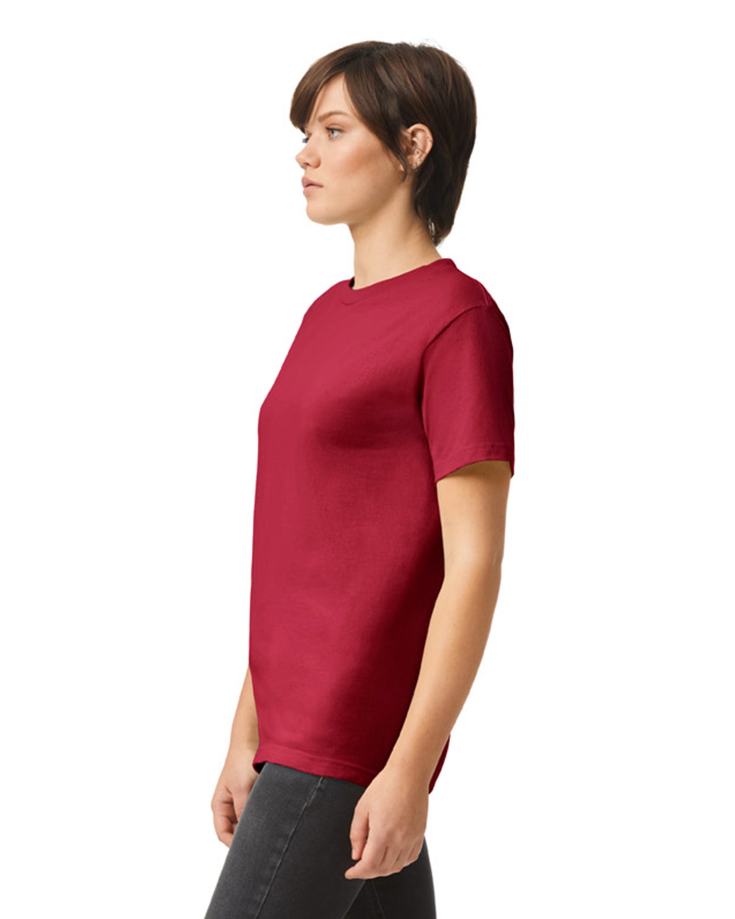 Unisex Heavyweight Cotton T-shirt - Cardinal