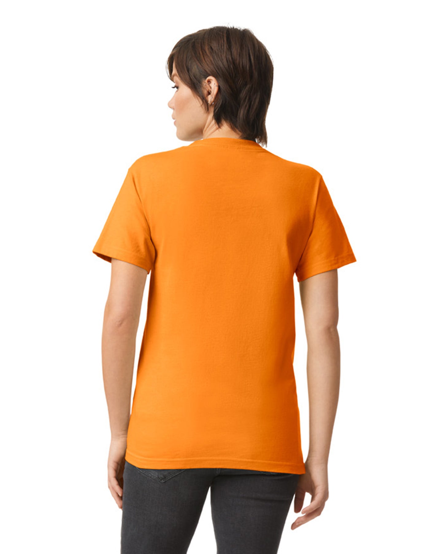 Unisex Heavyweight Cotton T-shirt - Orange