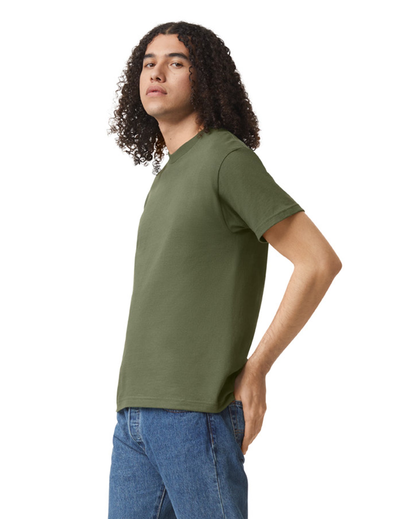 Unisex Heavyweight Cotton T-shirt - Military Green
