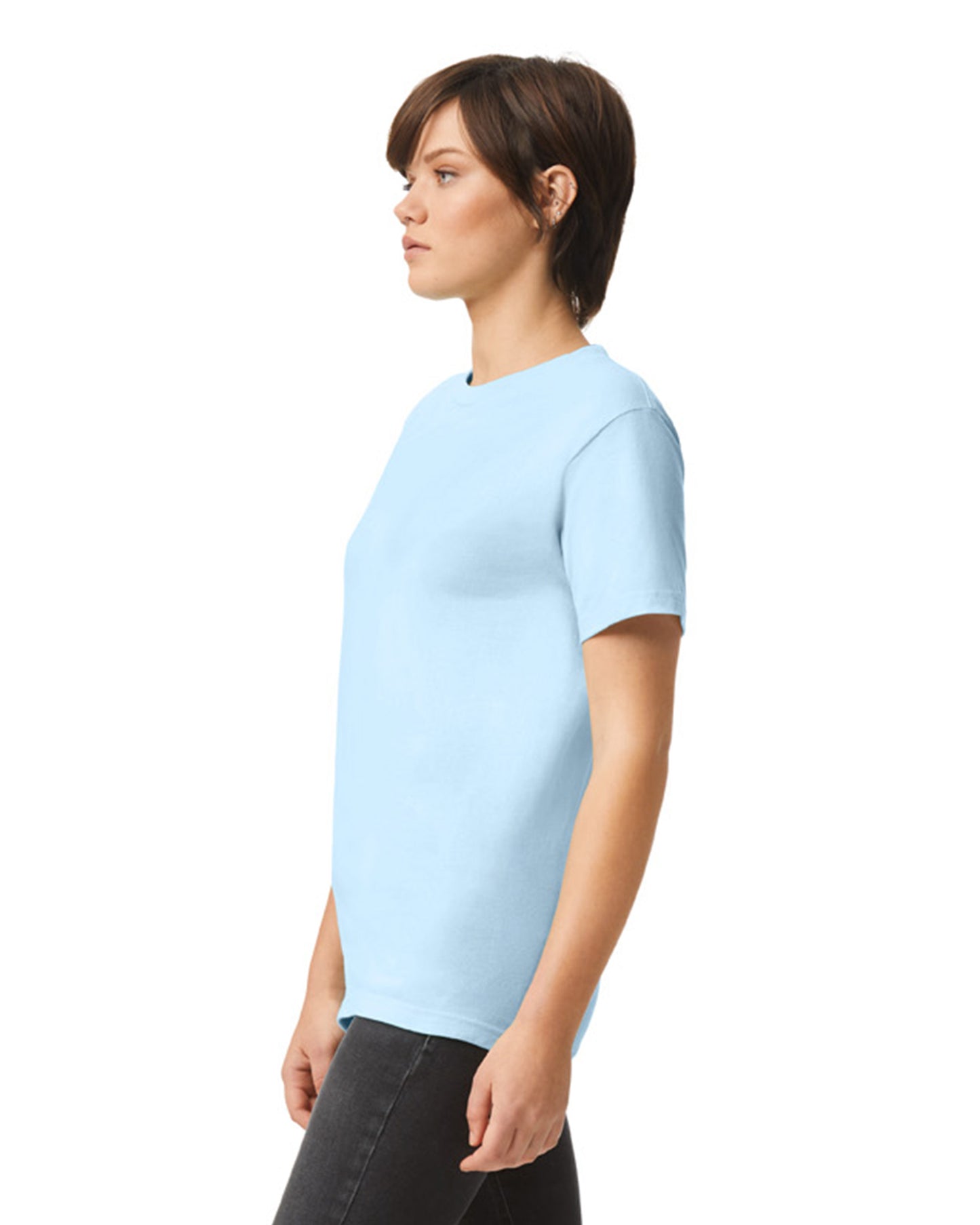 Unisex Heavyweight Cotton T-shirt - Powder Blue