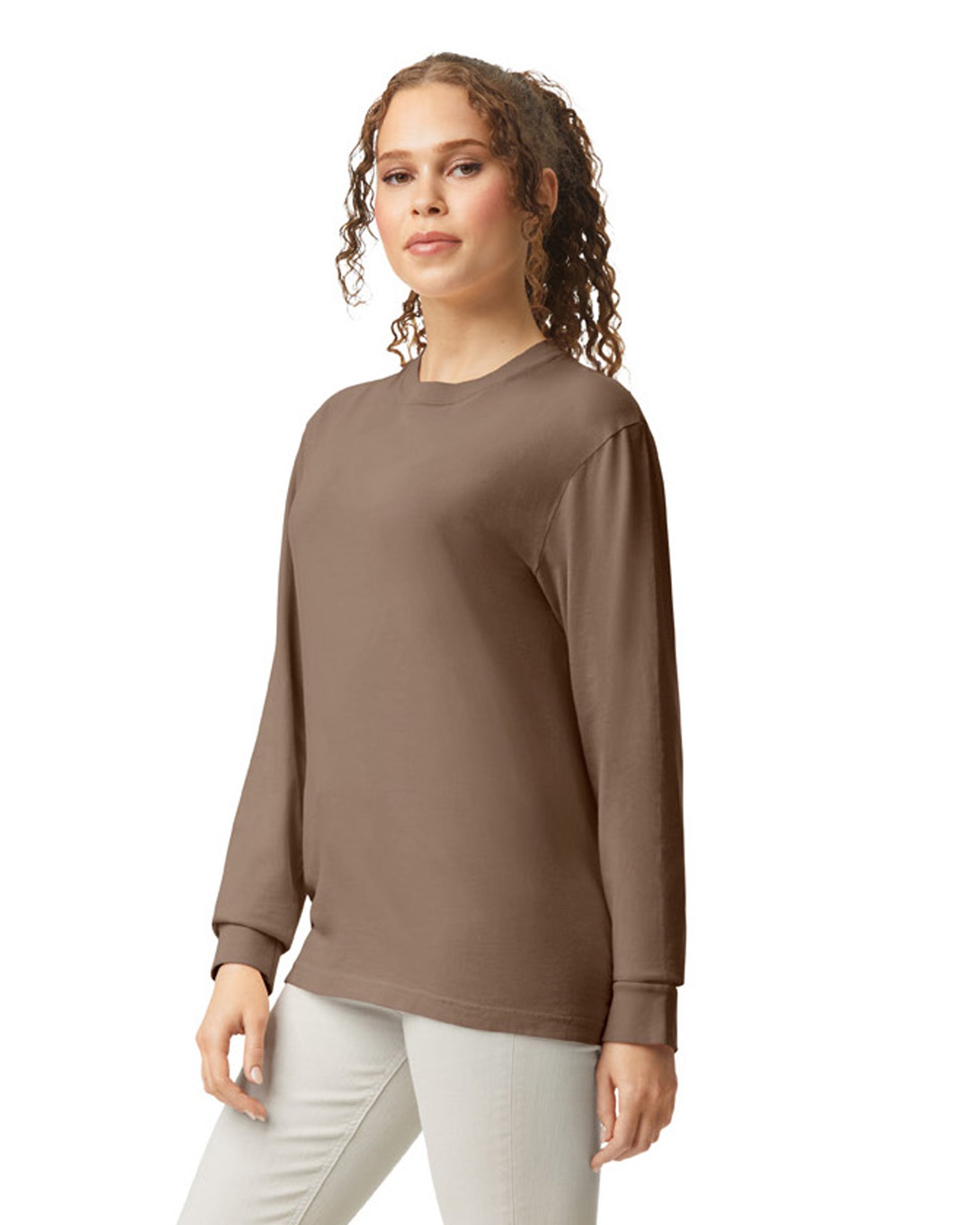Unisex Heavyweight RS Long-Sleeve T-Shirt - Espresso