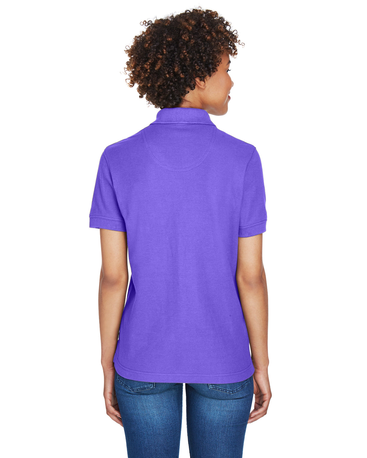 Women's Whisper Piqué Polo - Purple