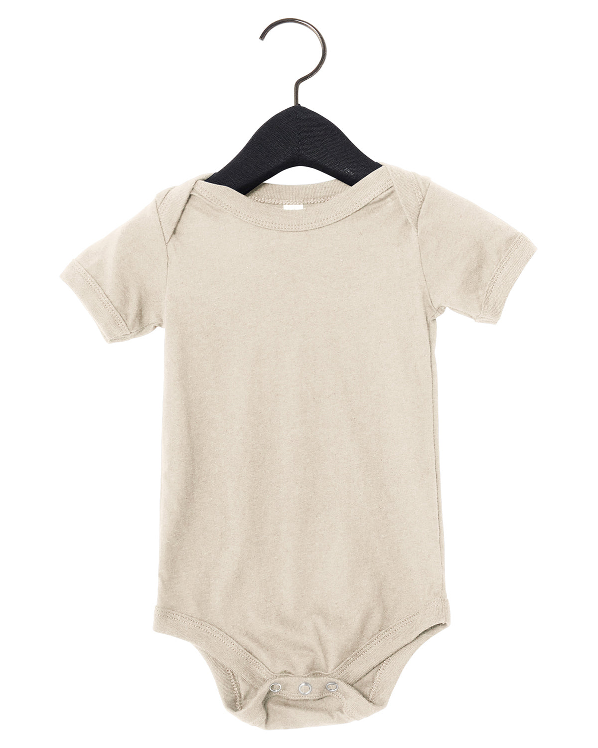 Infant Jersey Short-Sleeve One-Piece - Heather Dust