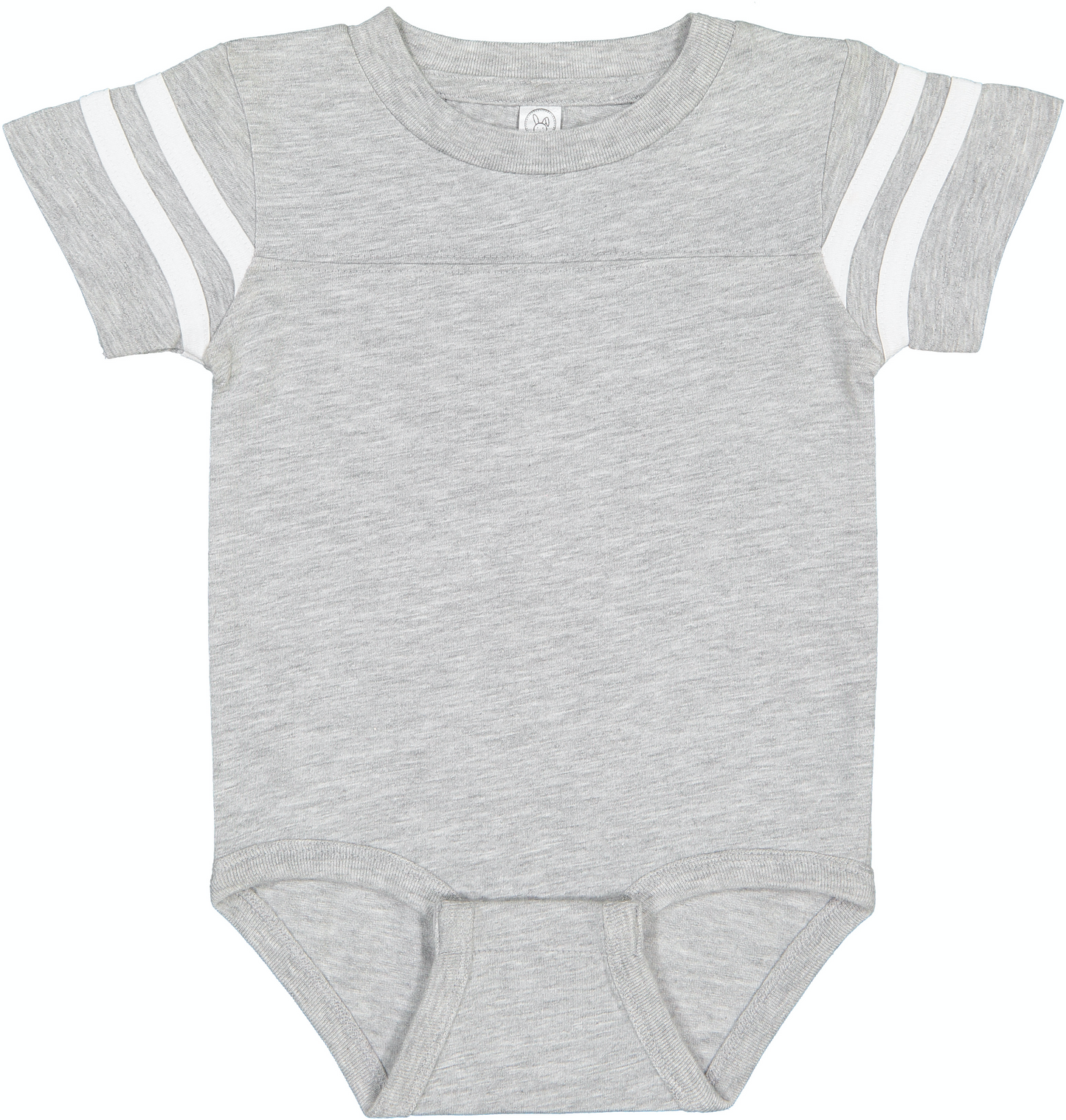 Infant Football Bodysuit - Vintage Heather / Blend White