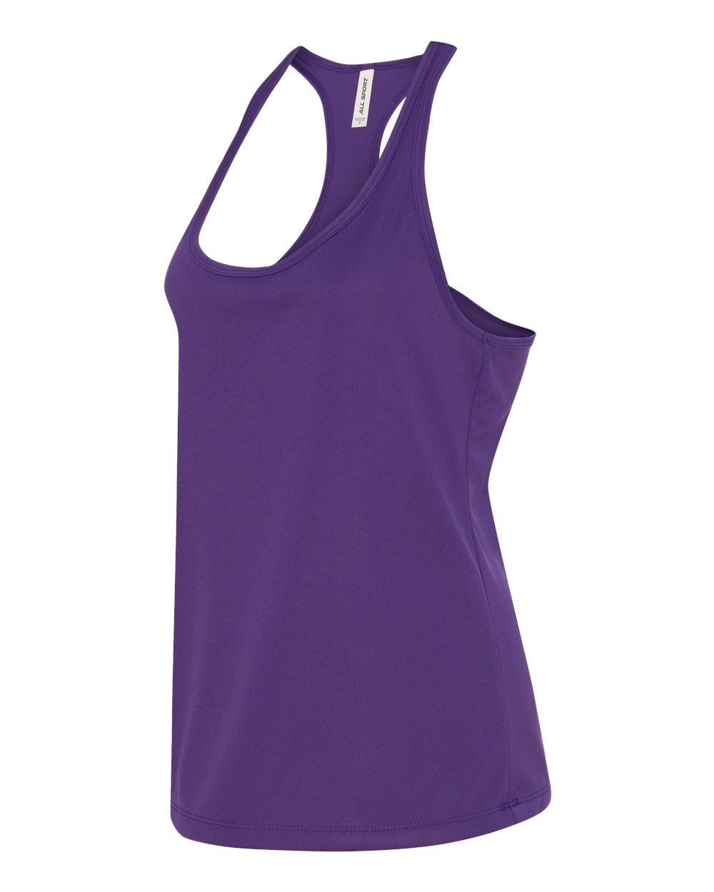 Women's Performance Racerback Tank - Sport Purple
